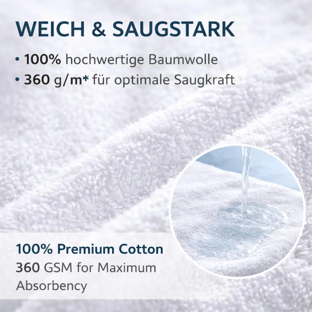 Betz Asciugamano da bagno XXL BERLIN 100% cotone 100x200 cm bianco