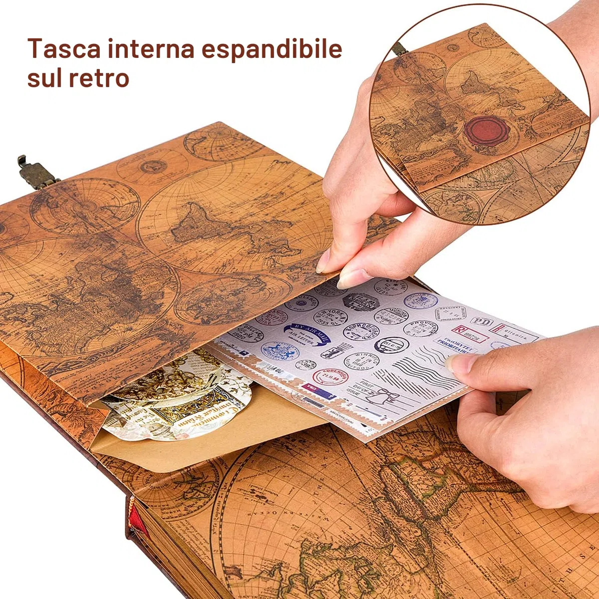Our Adventure Book 146 Pagine Album fotografico,Stile Retrò Scrapbooking,di Viaggio fai da Te/diario di Coppia/Album di Nozze Anniversario,San Valentino(Stile Palloncino)