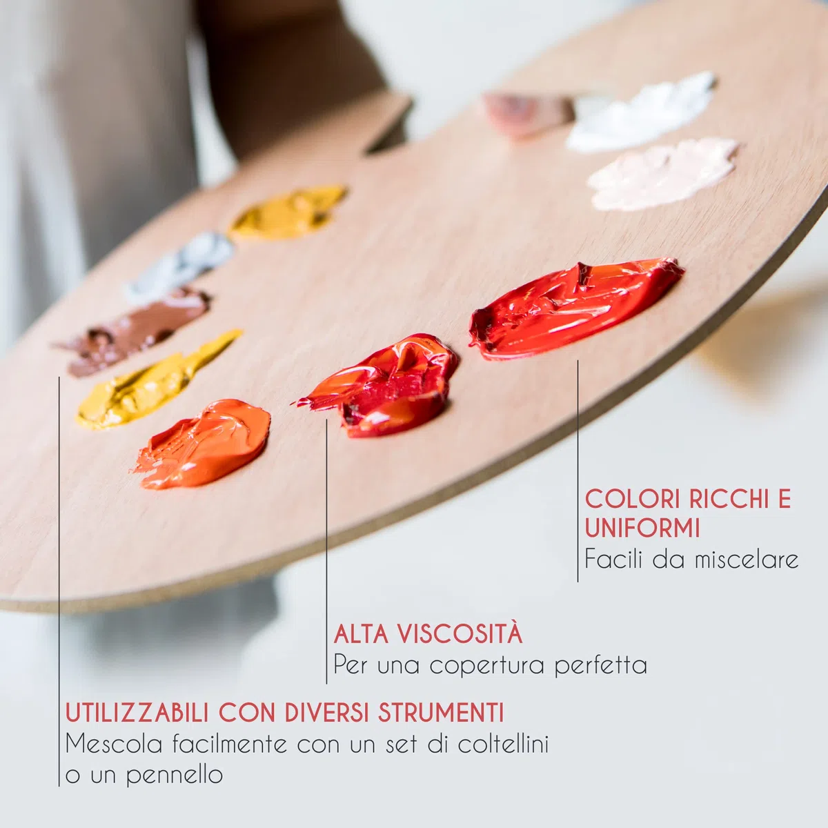 Zenacolor Kit di 24 Colori Acrilici, 24 Tubetti da 120 ml, 24 Colori Tempere per Dipingere, per Legno, Bricolage, per Adulti.