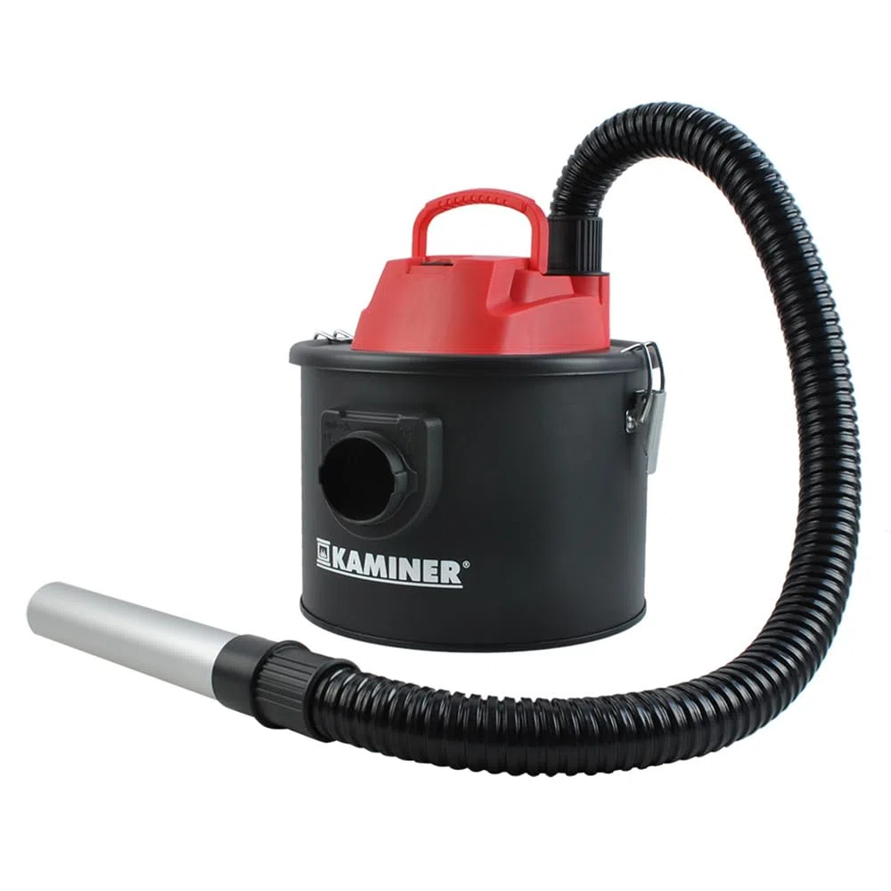 Aspiracenere/Aspirapolvere 10 L Senza Sacco con Soffiante – 800 W, 16 kPa, Filtro HEPA + filtro tessuto, Serbatoio acciaio, tubo alluminio, doppia bocchetta – per camini, stufe a pellet