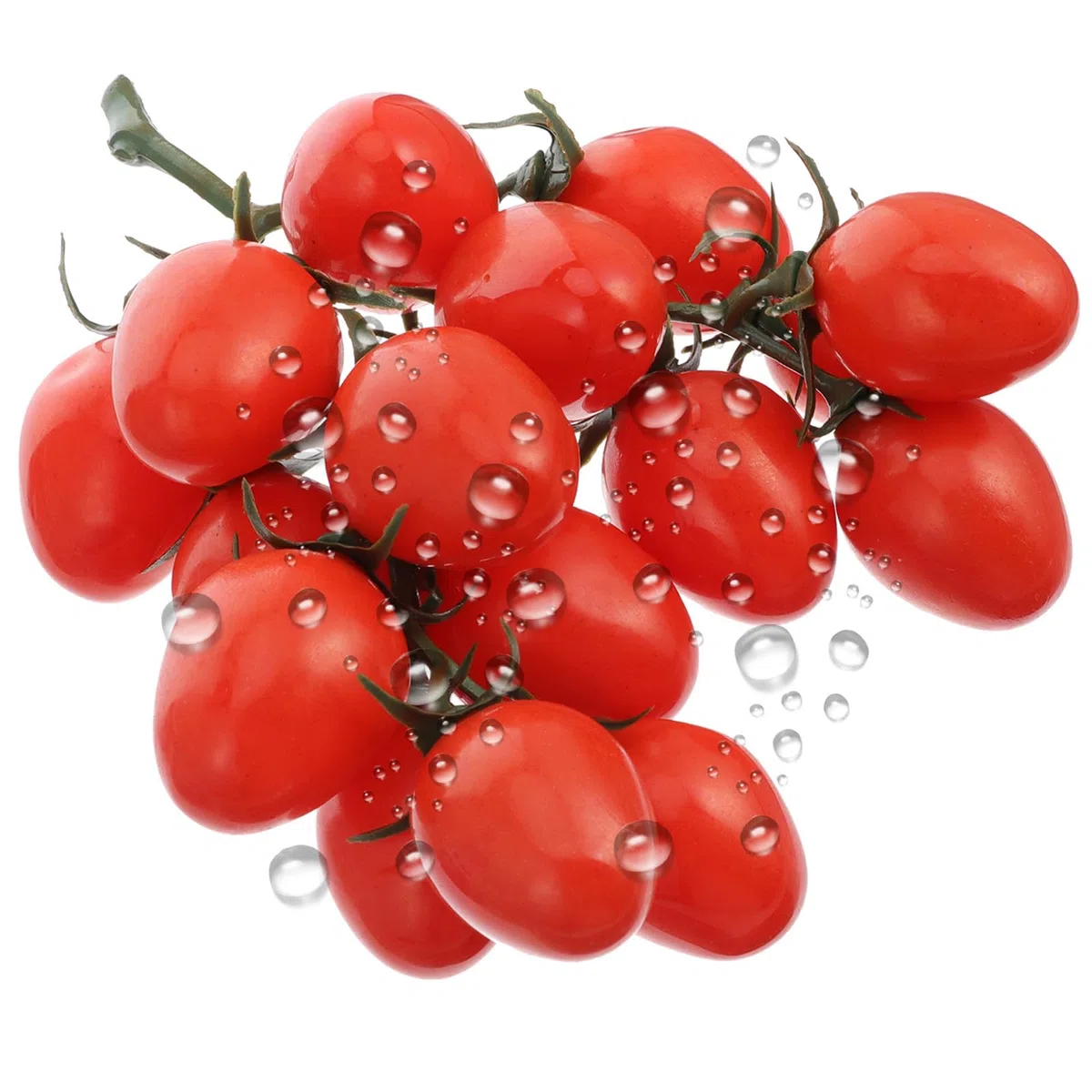 FUOYLOO Pomodori Sintetici Decorativi in Schiuma per Arredamento Casa Effetto Realistico, per Decorazioni Natalizie e Scenografie Fotografiche