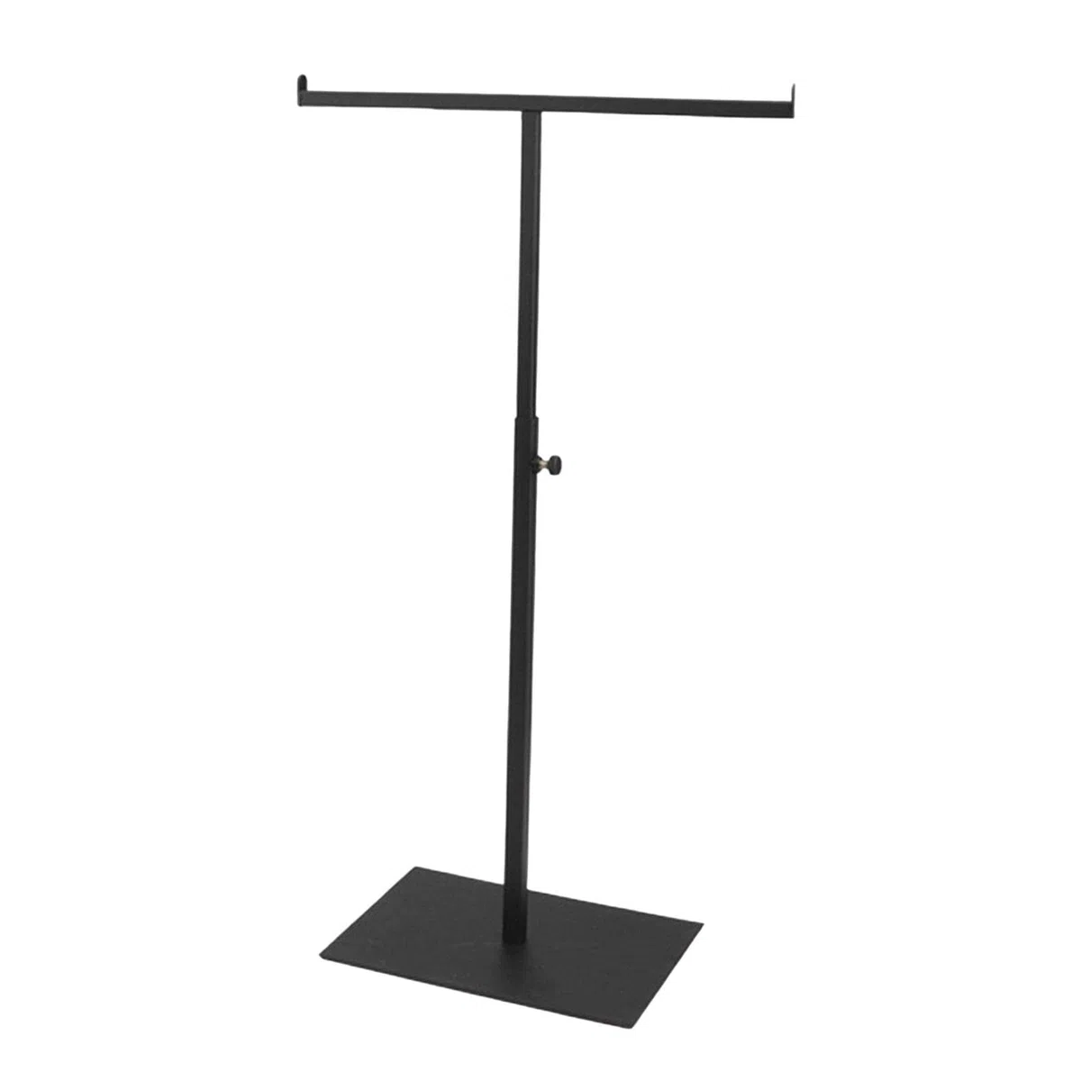 Milageto Espositore per Borse Scaffali per scaffali Organizer in Acciaio Inossidabile Appendiabiti per Sciarpe Supporto per Borse Appeso per Orologi, Nero