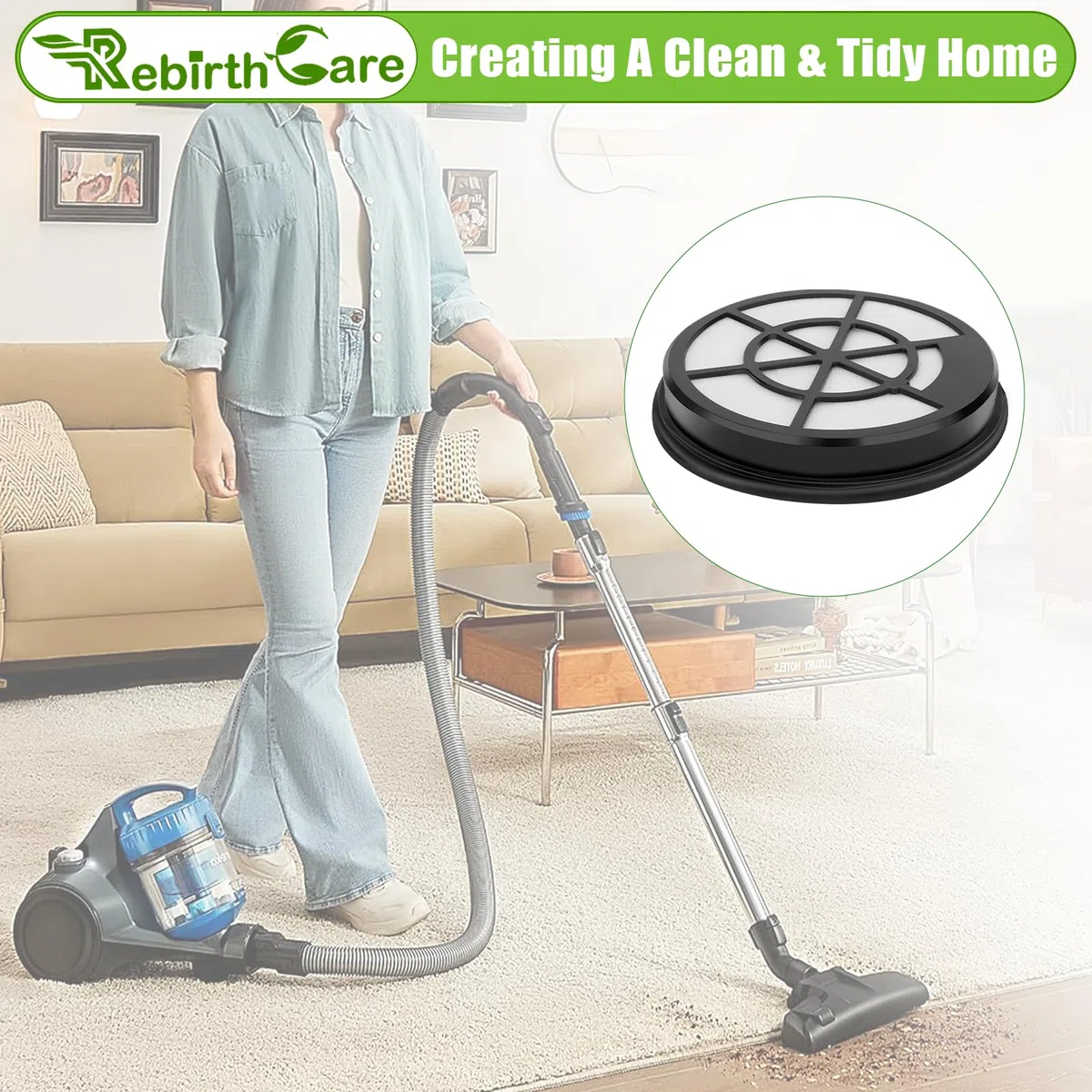 3 filtri per Eureka WhirlWind Hoover Bagless Filtro HEPA per Eureka NEN110A NEN110B NEN110D Filtro di ricambio