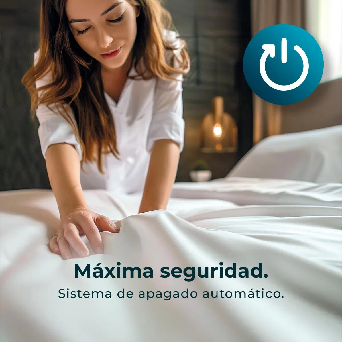 Cecotec Fodera Elettrica HeatConfort ThermalUnder Singolo (150 x 80). Coperta Termica con Spegnimento Automatico e 6 Livelli di Temperatura Regolabili per un comfort personalizzato.