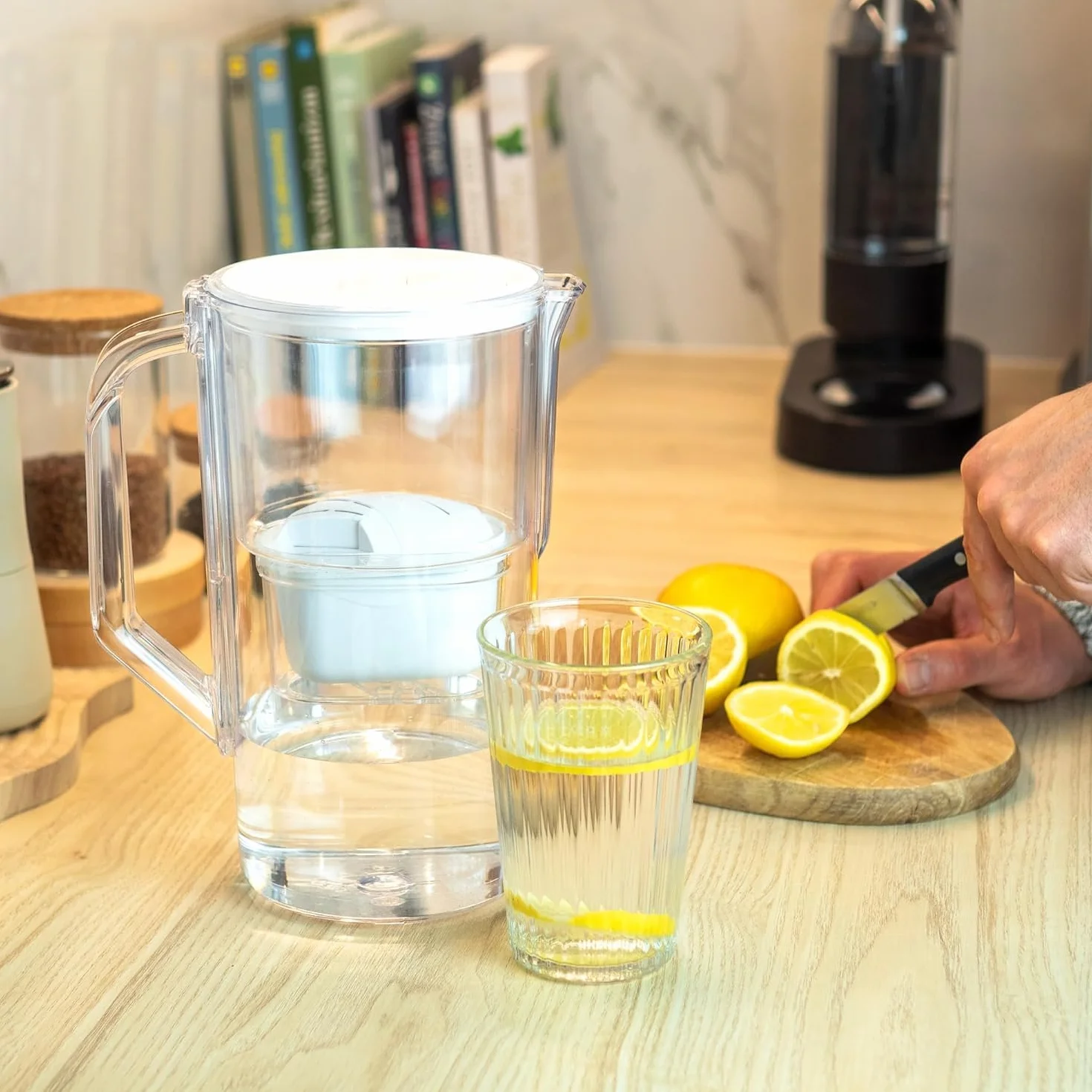 Wessper Set di 12 Filtri per Acqua Compatibili con Brita Maxtra+, Maxtra Pro, Caraffe Marella, Style, Elemaris – Cartucce Filtranti Ricambio per Caraffa Filtrante – Riduce Cloro e Calcare