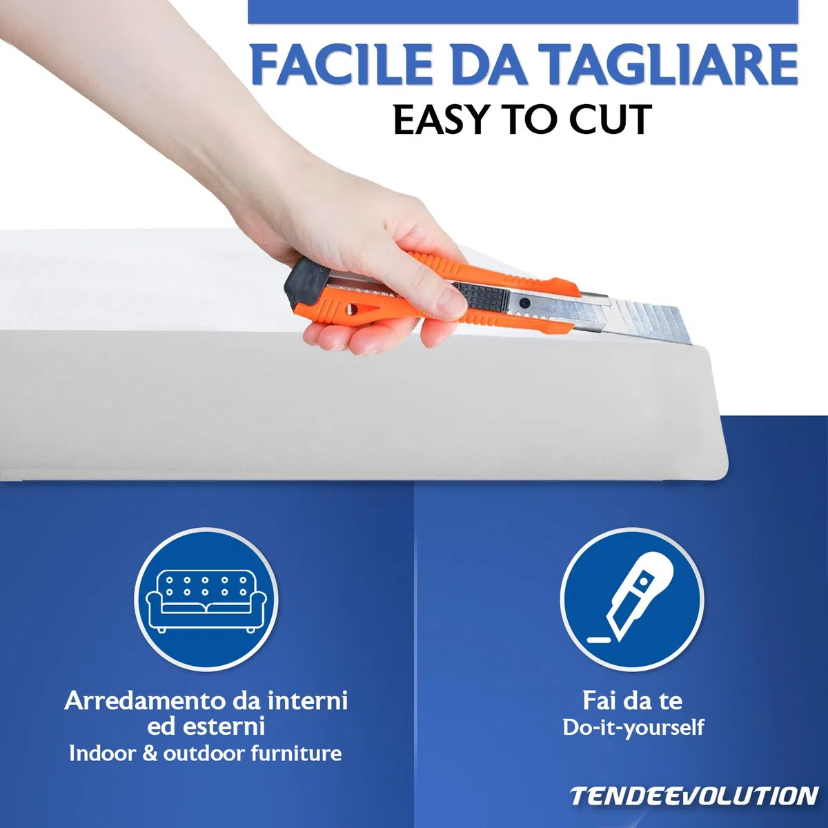 TENDEEVOLUTION Cuscino Schienale Divano Sagomato in Gommapiuma 100 x 25 x 40 Cm. Spalliera Divano o Cuscino Schienale Letto a Ponte, Gommapiuma Per Divani e Poltrone Indeformabile