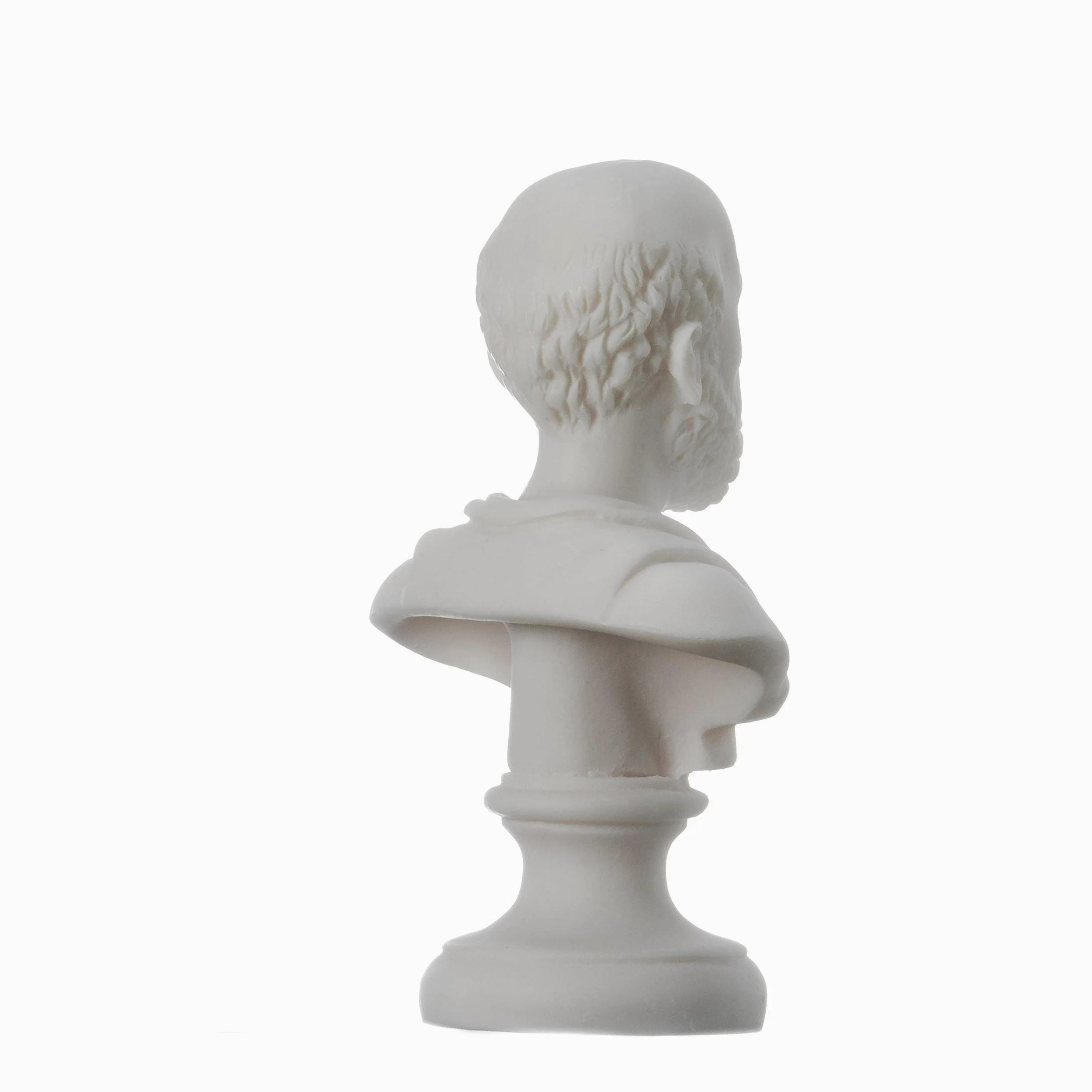 BeautifulGreekStatues Ippocrate di Kos Padre della Medicina Statua in alabastro Busto 15cm