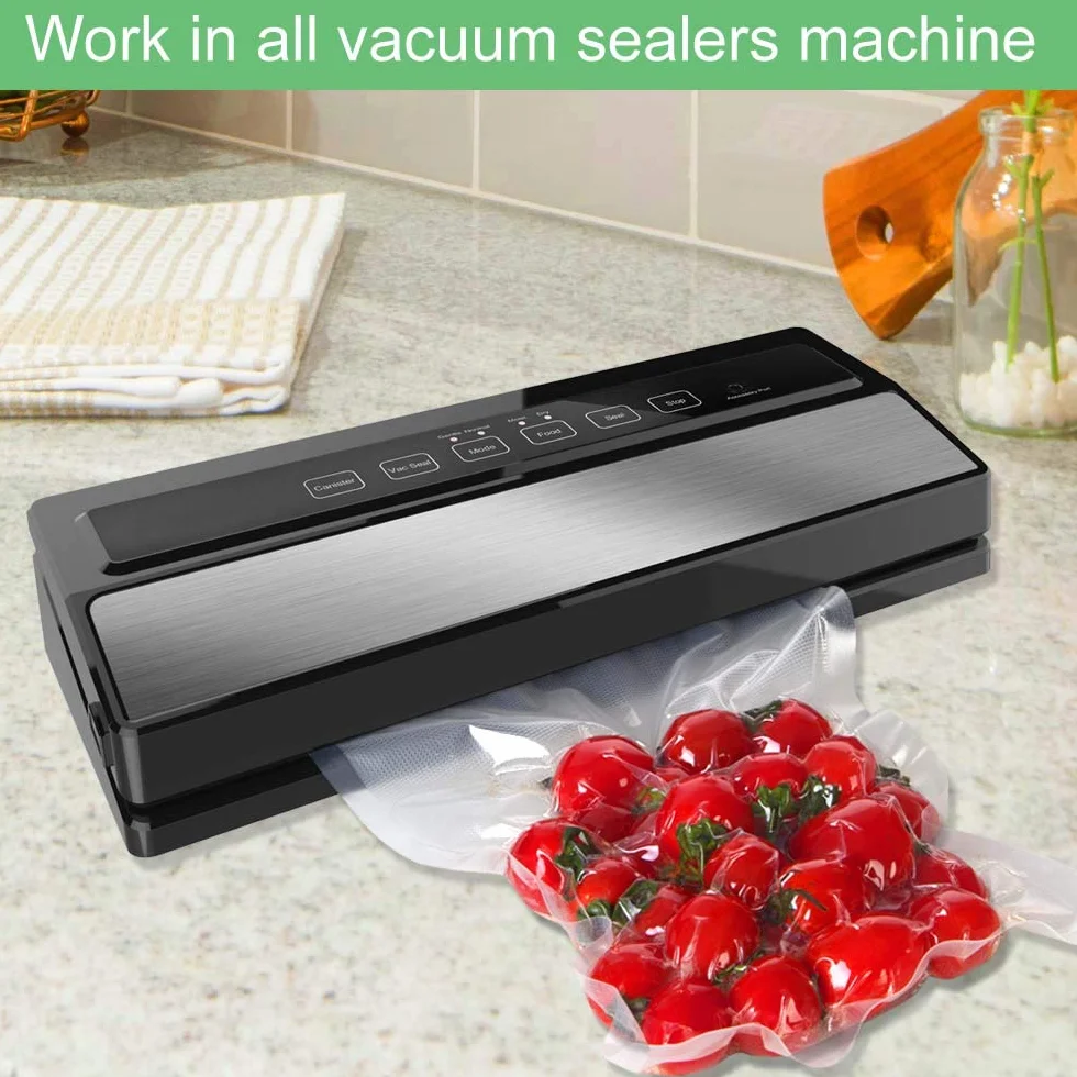 O2frepak 100 Buste 30x40cm Buste Sottovuoto Alimenti,Sacchetti Sottovuoto per Alimenti,Sacchi Sottovuoto Alimenti senza BPA