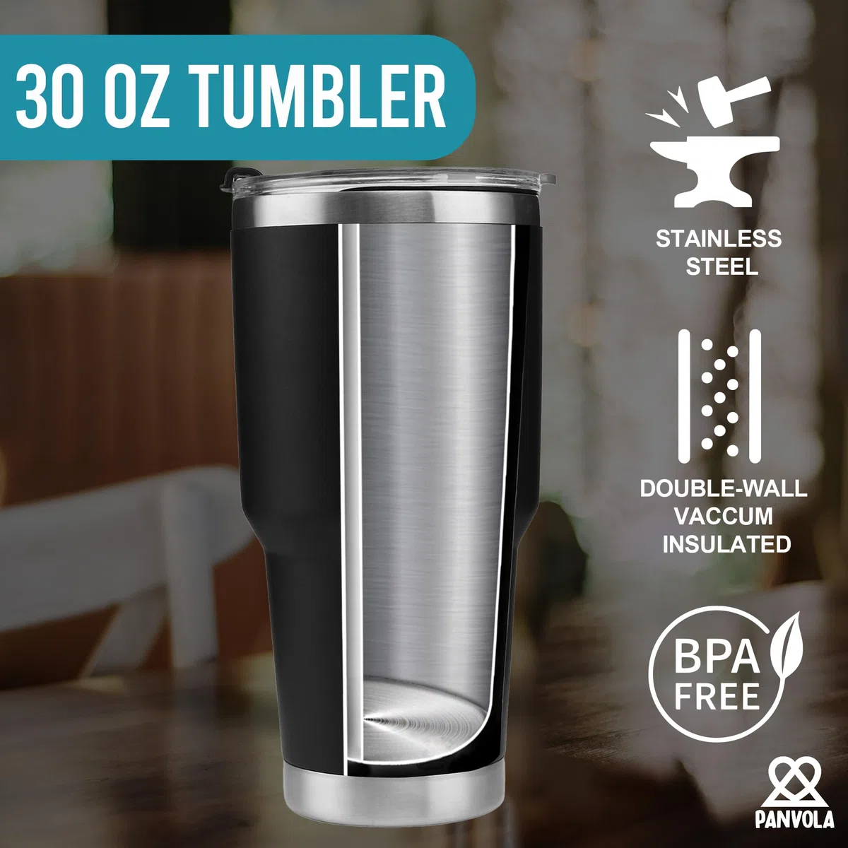 Panvola 'A Wise Doctor Once Wrote ' Bicchiere da dottore Studente di medicina MD Practitioner DR Tazza da viaggio Compleanno in acciaio inossidabile con coperchio rimovibile e cannuccia (30 once)