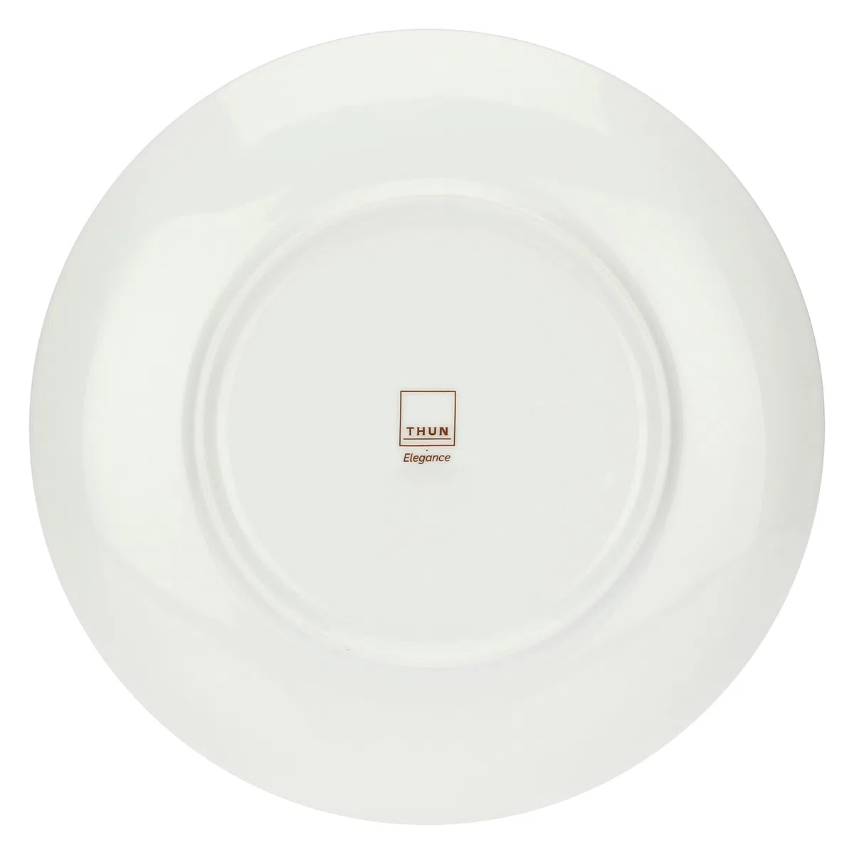 Thun - Set 2 piatti dessert in porcellana, diametro 20.5 cm, collezione Happy Elegance