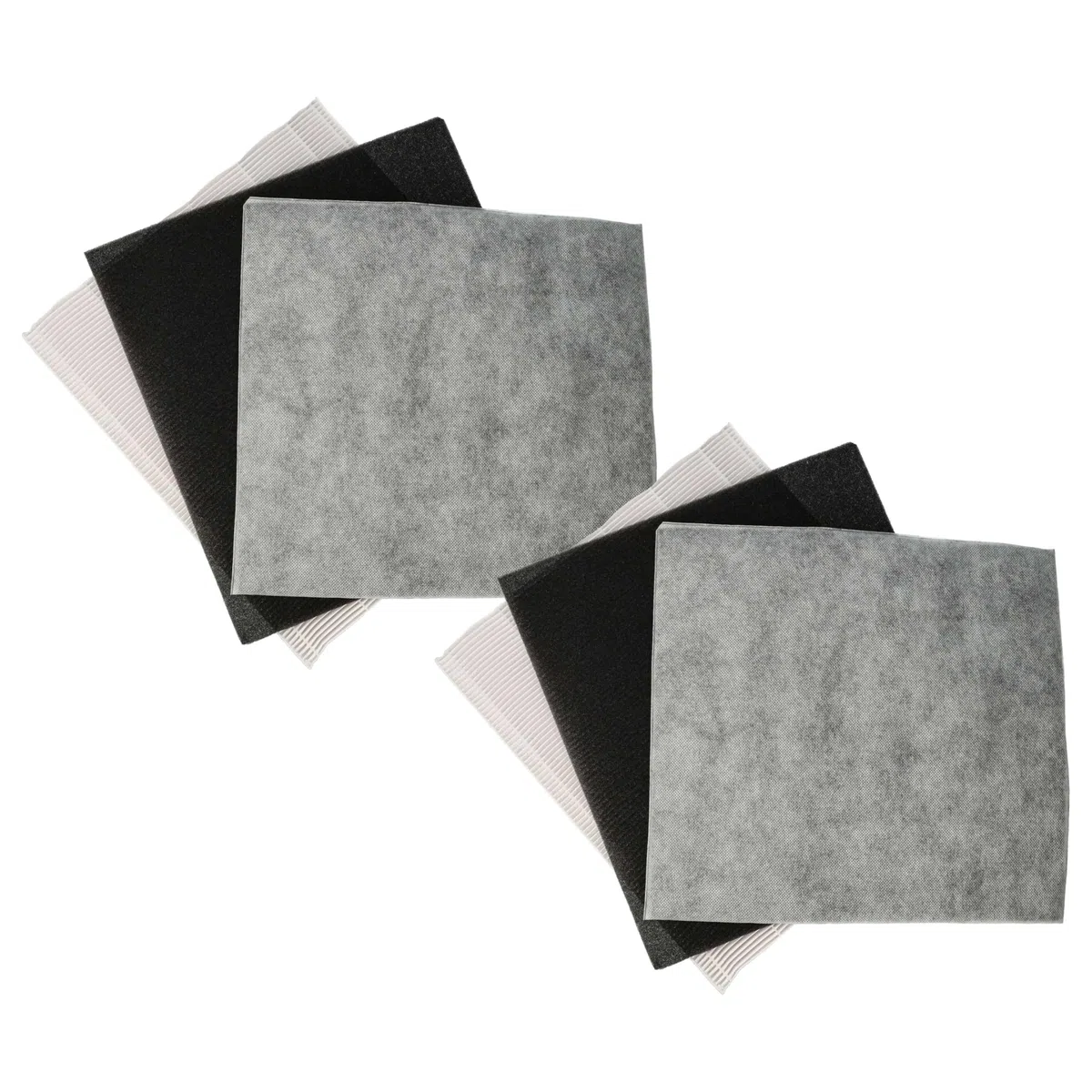 vhbw set di filtri (6 pezzi) compatibile con DeLonghi DAP 700E, DAP700, DAP700E purificatore d'aria - filtro carboni attivi, filtro HEPA, pre-filtro
