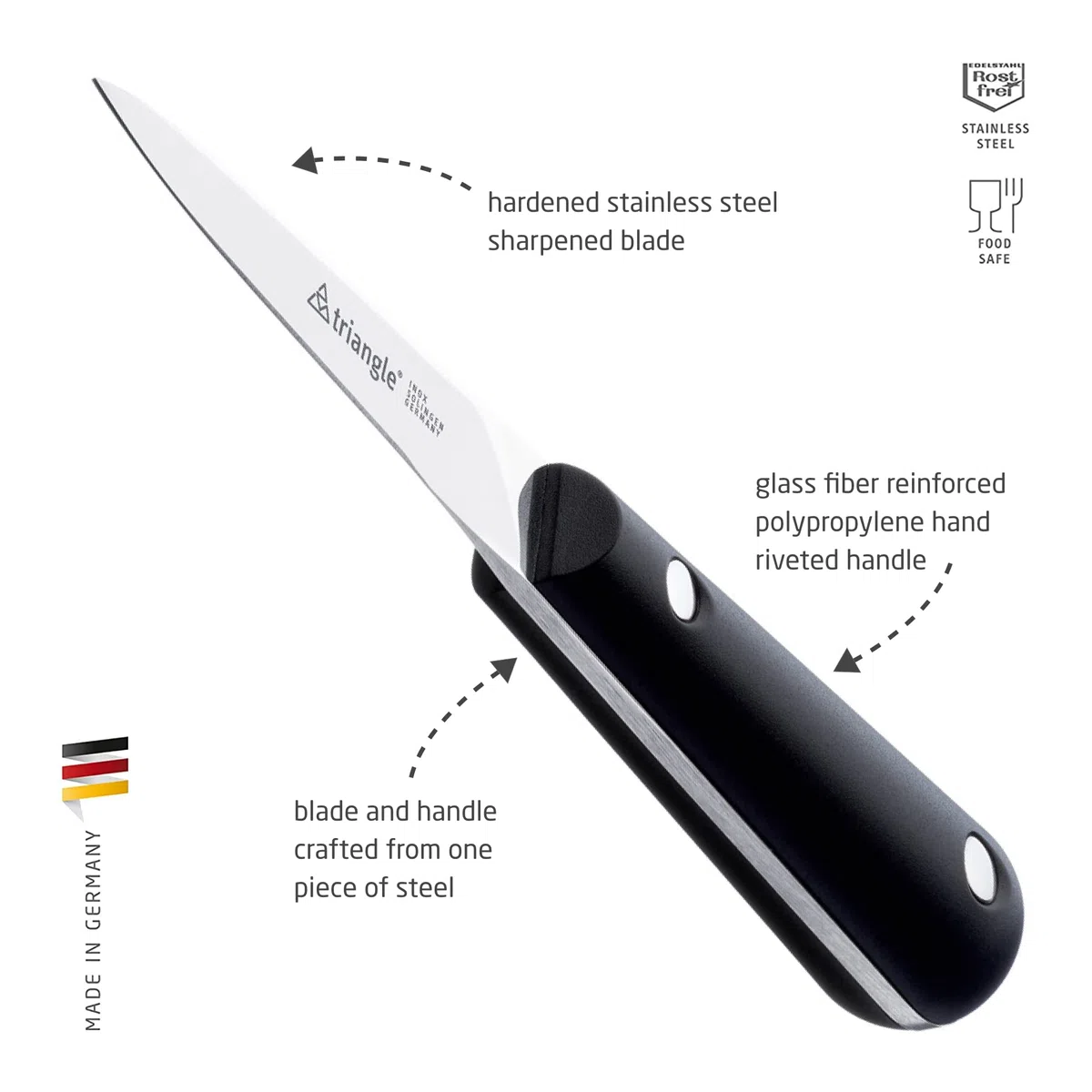 Triangle 54 203 07 02 - Coltello per ostriche