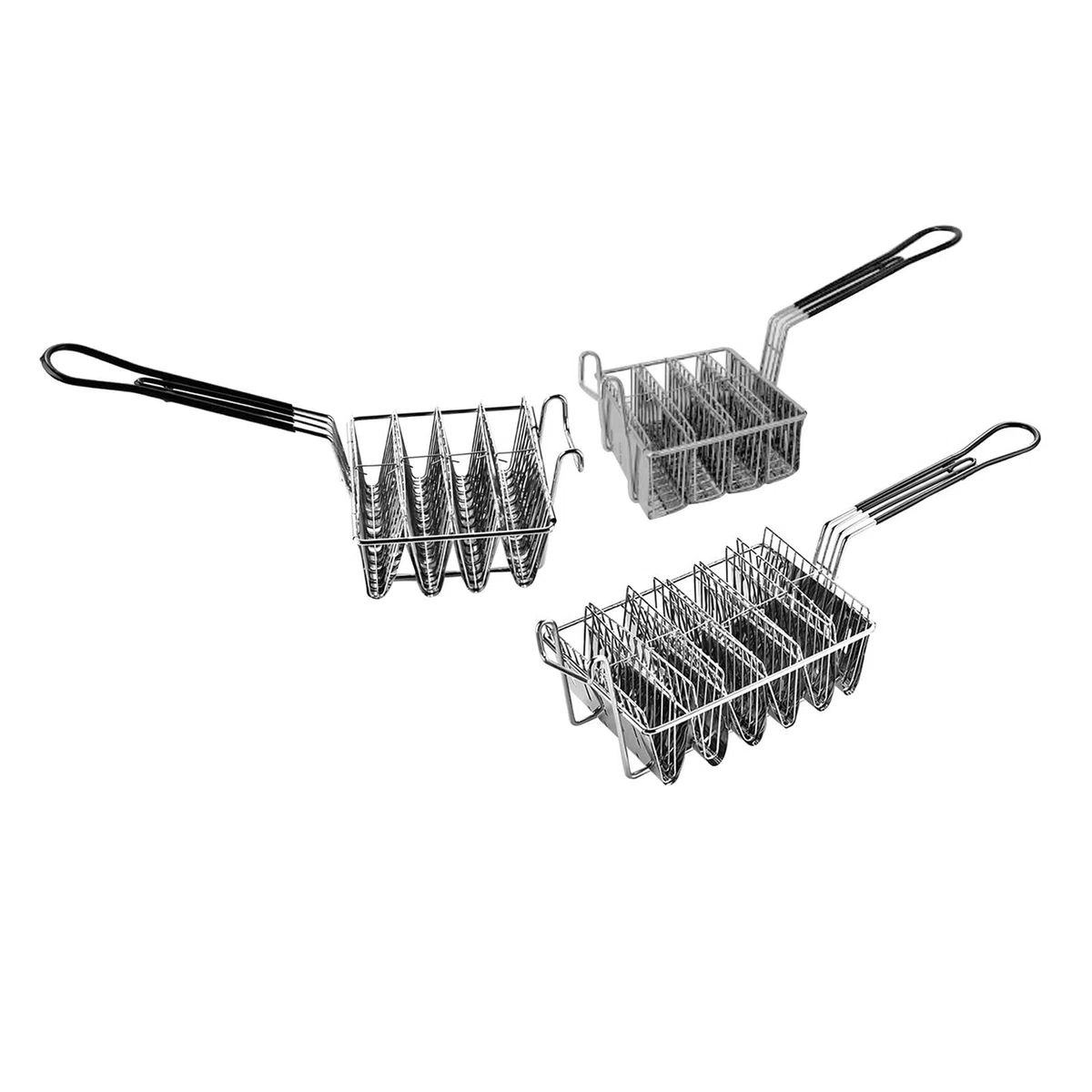 rockible Set di Supporti per Taco in Acciaio Inossidabile, 4/6 Pezzi - Pratico Accessorio da Cucina