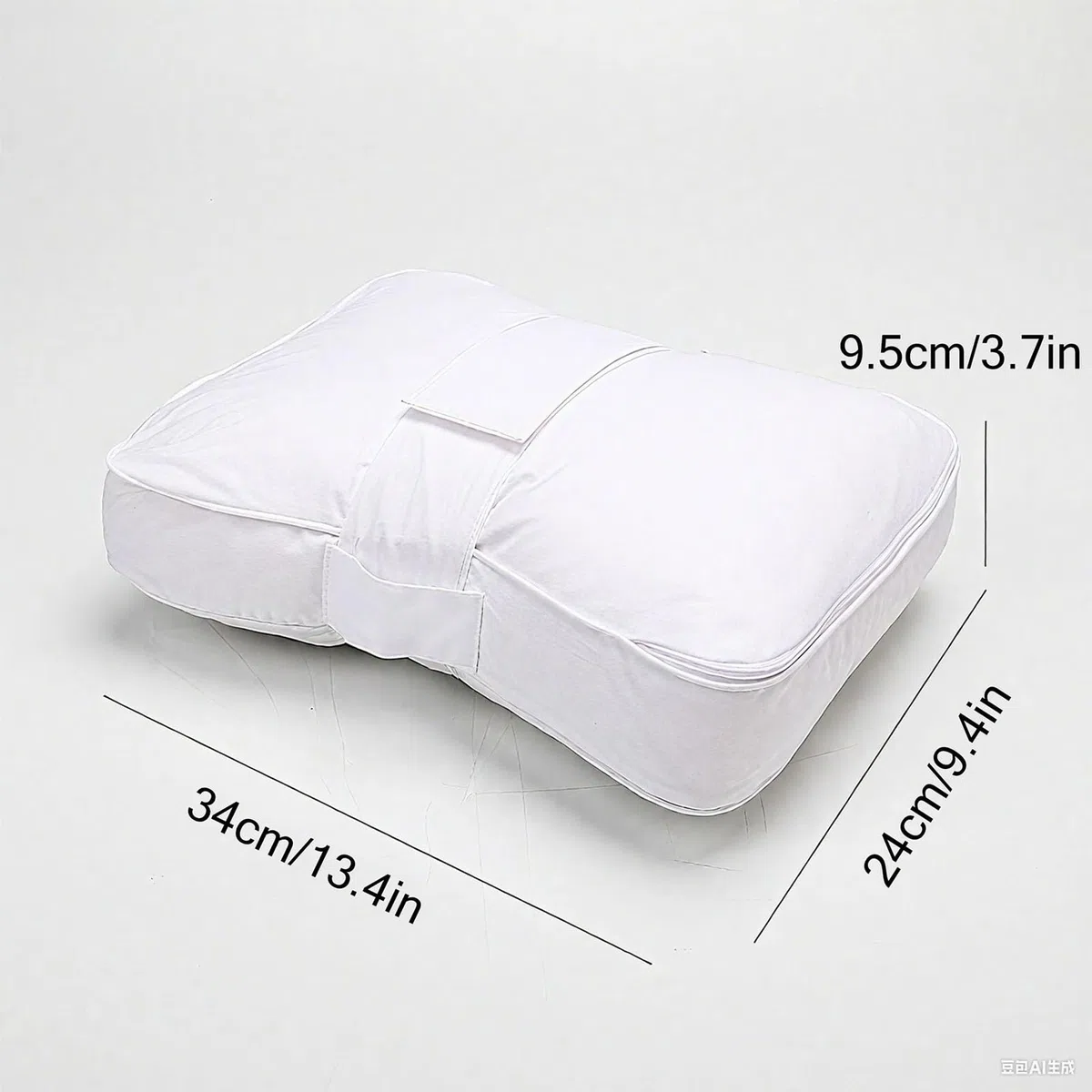 Cuscino per Ginocchia per Dormienti Laterali – Cuscino Gamba con Cintura Regolabile, Design Quadrato con Imbottitura in Cotone Perla, Supporto Morbido per Riposo Confortevole e Relax(Gray)