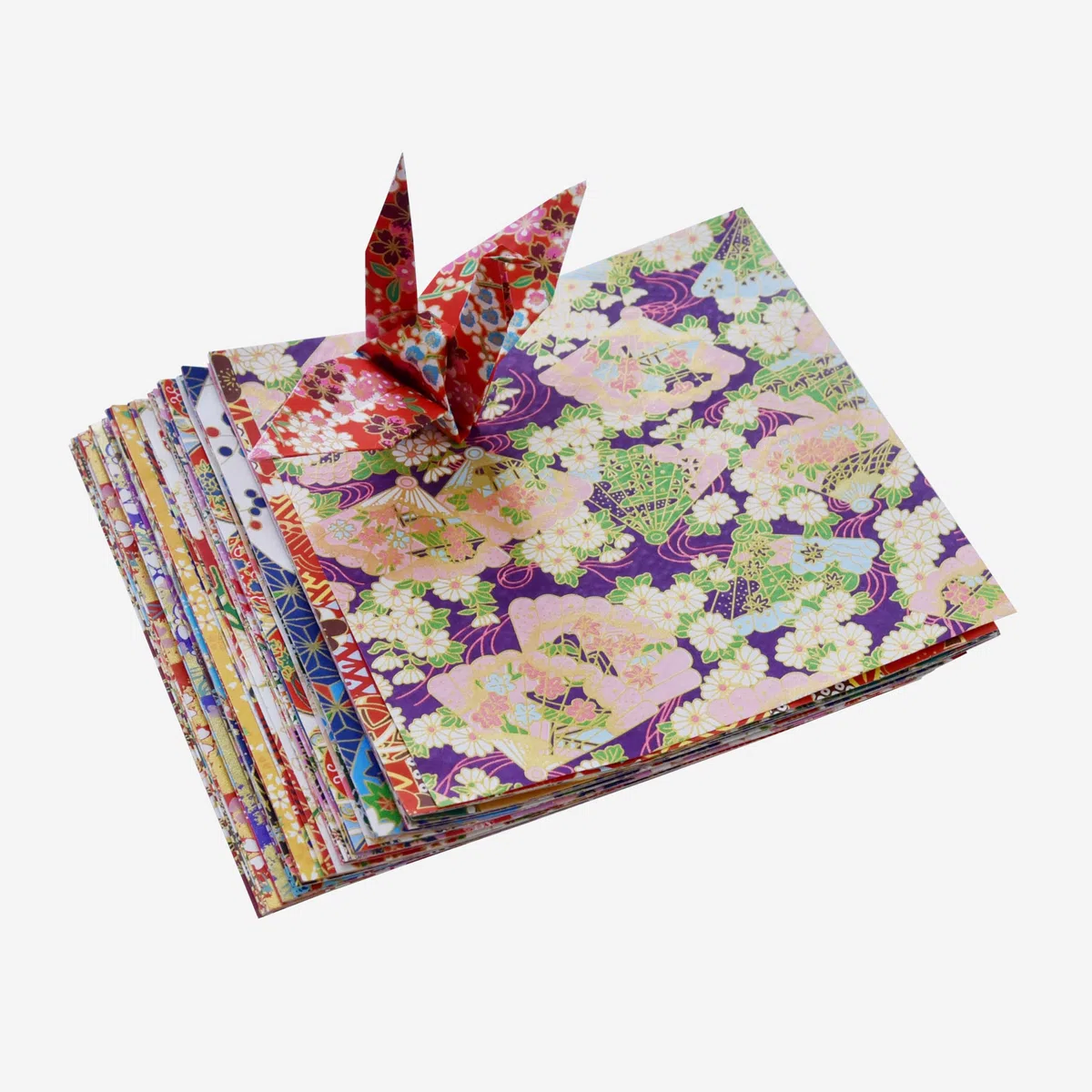 50 fogli di carta per origami Yuzen Washi con diversi motivi, stampa giapponese, 15,2 x 15,2 cm, per decorazioni di nozze, disegni giapponesi, motivi misti per origami, scrapbooking, regali fai da te