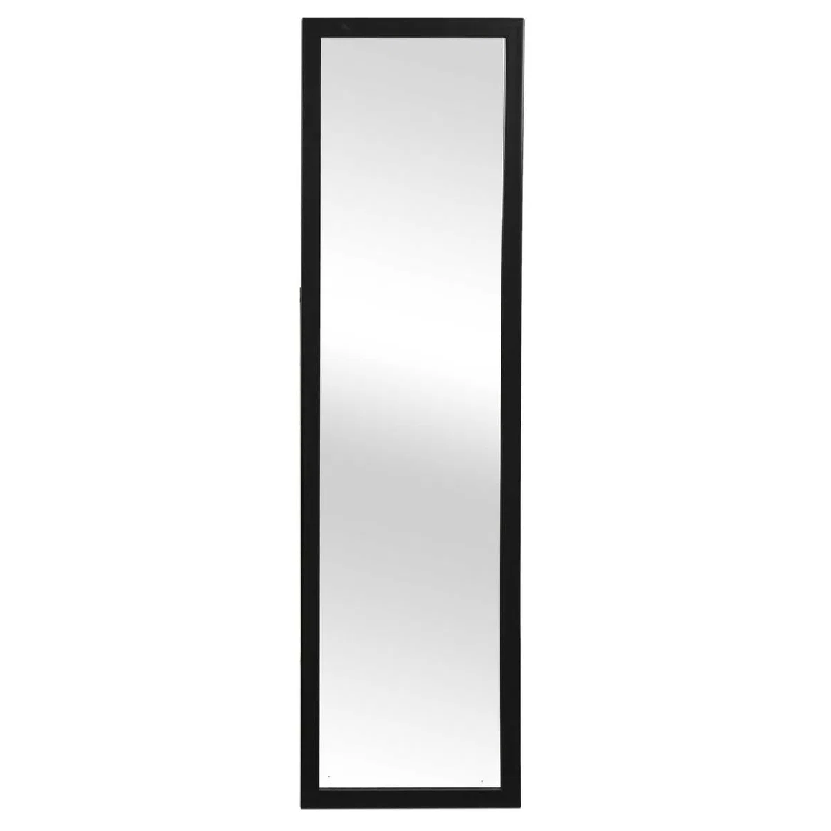 Home Deco Factory, HD4252, Specchio da Terra Nero 124 cm - Design Elegante e Pratico, Ideale per Soggiorno o Camera da Letto, Materiali durevoli, Perfetto per la Tua Decorazione Interna - Nero 124 cm