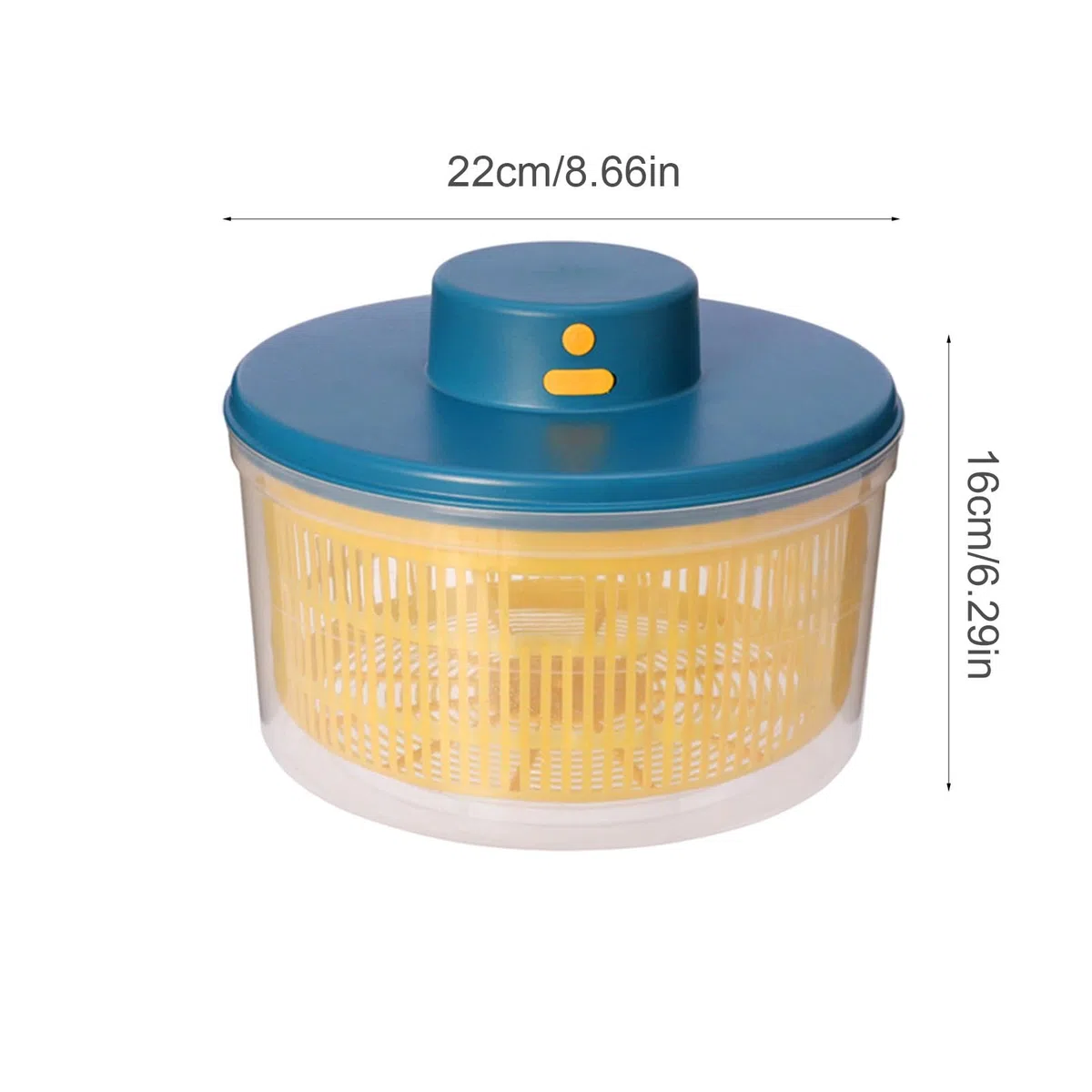 Centrifuga per insalata elettrica, disidratatore per centrifuga per insalata per frutta e verdura,Centrini per insalata di capacità - Miscelatore elettrico per insalata, ricarica USB, compatto,