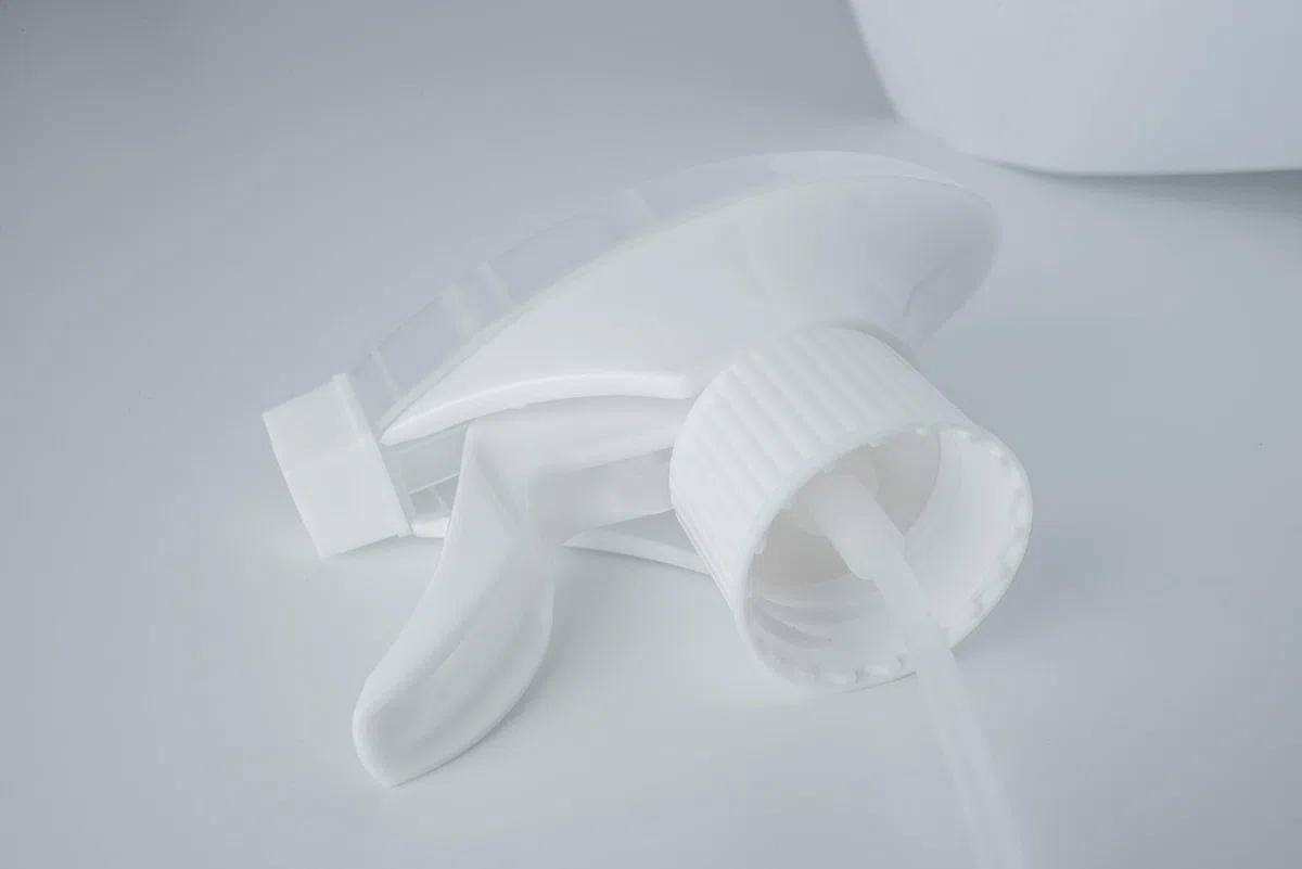 10 flaconi spray da 500 ml | testina spray in plastica bianca | Trigger | vuoto | Spray Bottle