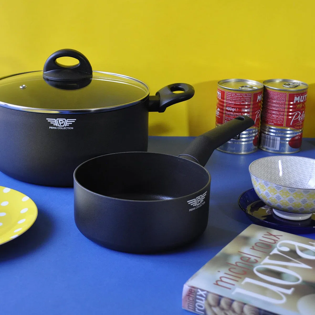 Prima Collection Black Casseruola Alluminio Antiaderente Induzione Diametro 20 cm