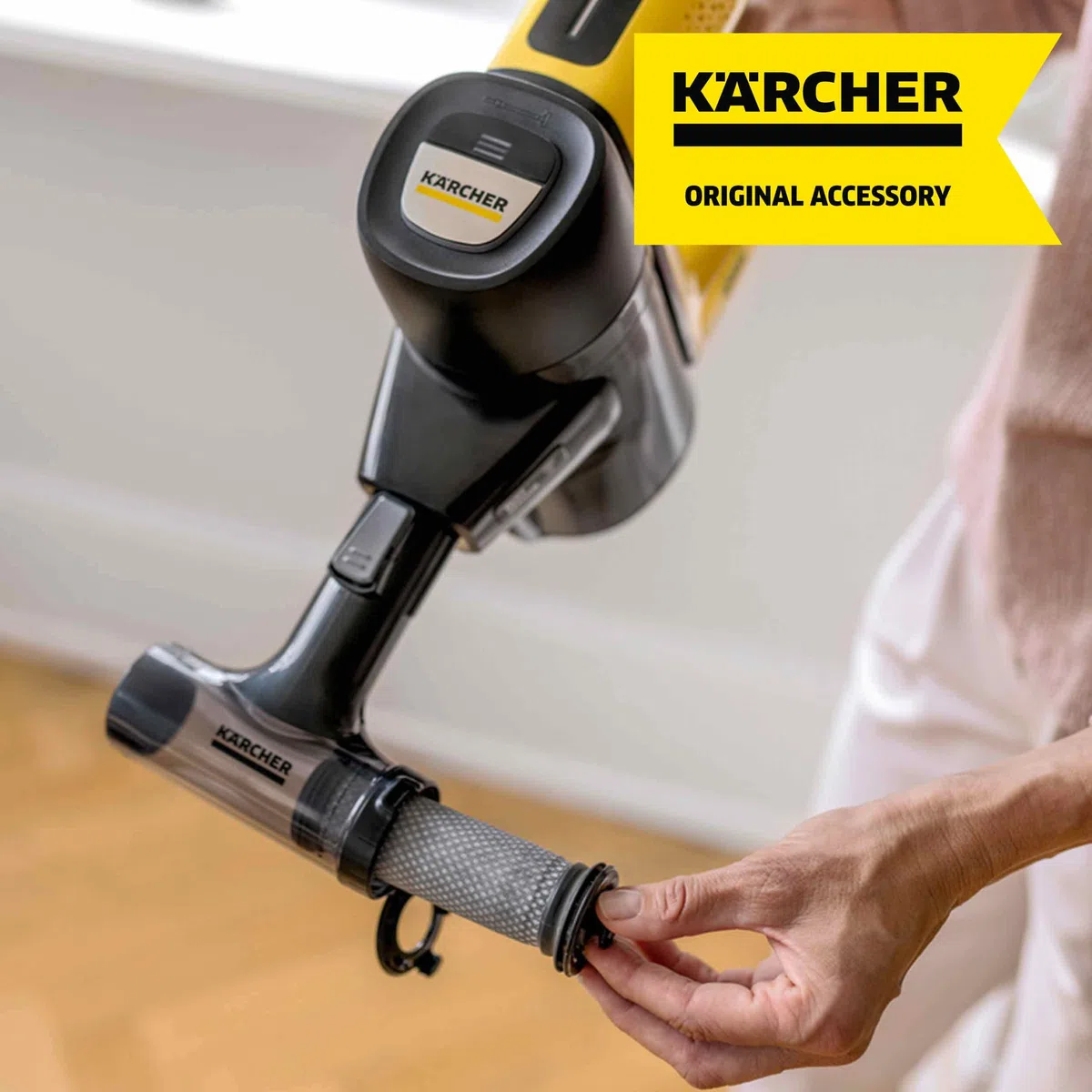 KÄRCHER strumento originale per la pulizia del filtro di aspirazione dell'aria, per aspirapolvere senza filo KÄRCHER VC 4, VC 6 e VC 7