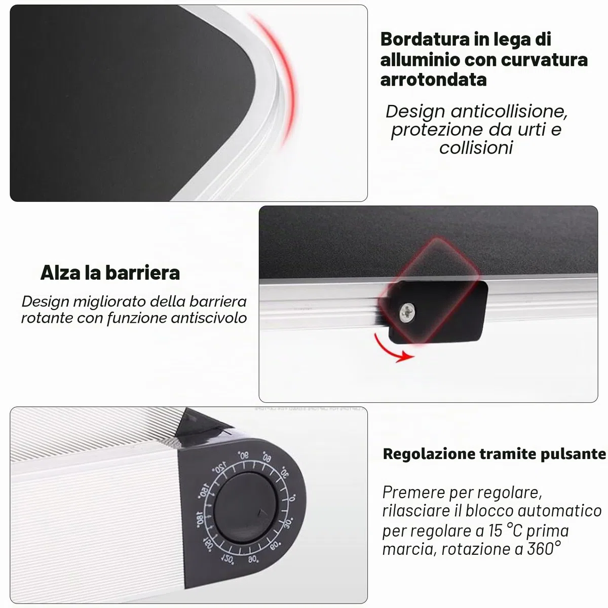 Supporto per Libri da Tavolo Leggio Libri Regolabile da Cucina Scrivania con Clip Ergonomico per libri di Grandi Dimensioni Testo, Musica, Ricetta, Tablet, Ricetta e laptop iPad