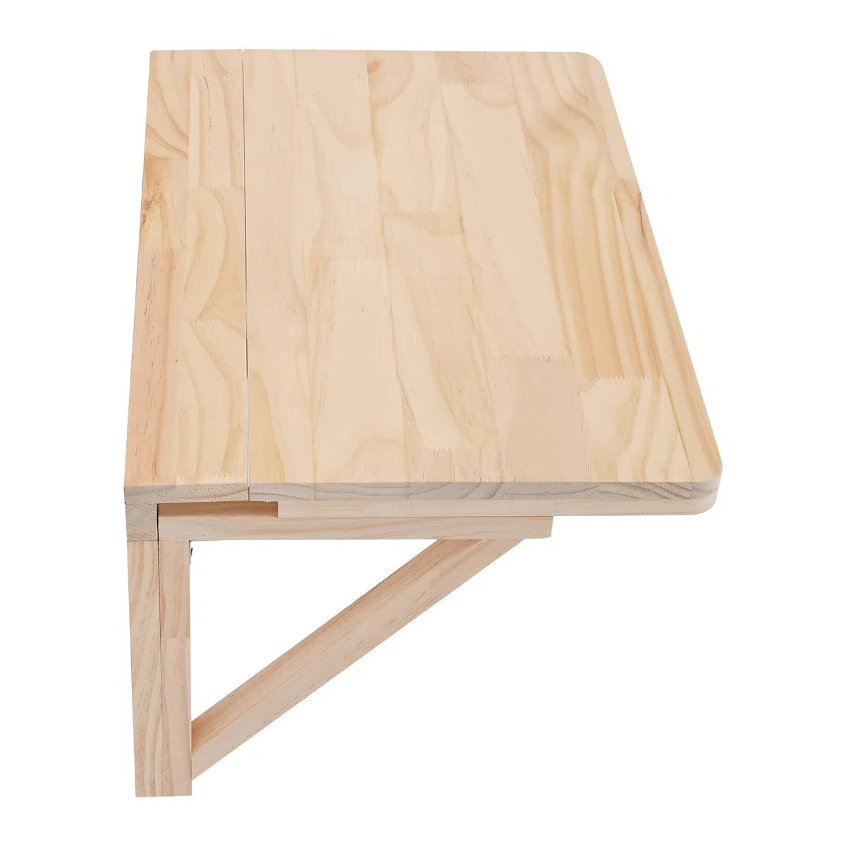Tavolo pieghevole da parete, in legno di pino – 60 x 40 cm, pieghevole e salvaspazio, per home office/cucina/balcone, con accessori di montaggio (60 x 40 cm)
