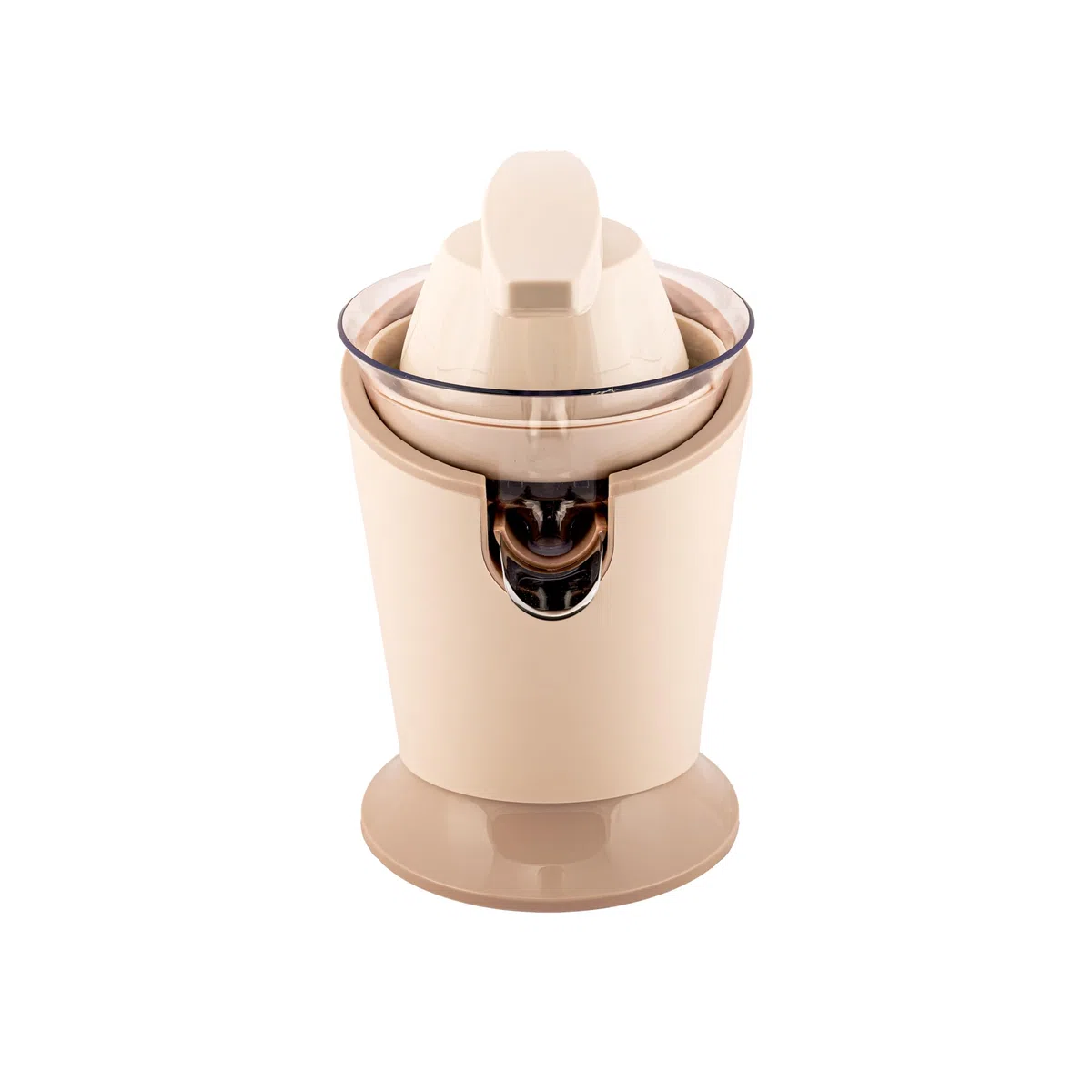 Tognana Iridea, Spremiagrumi elettrico smontabile con sistema salvagoccia, plastica - acciaio inox, Champagne