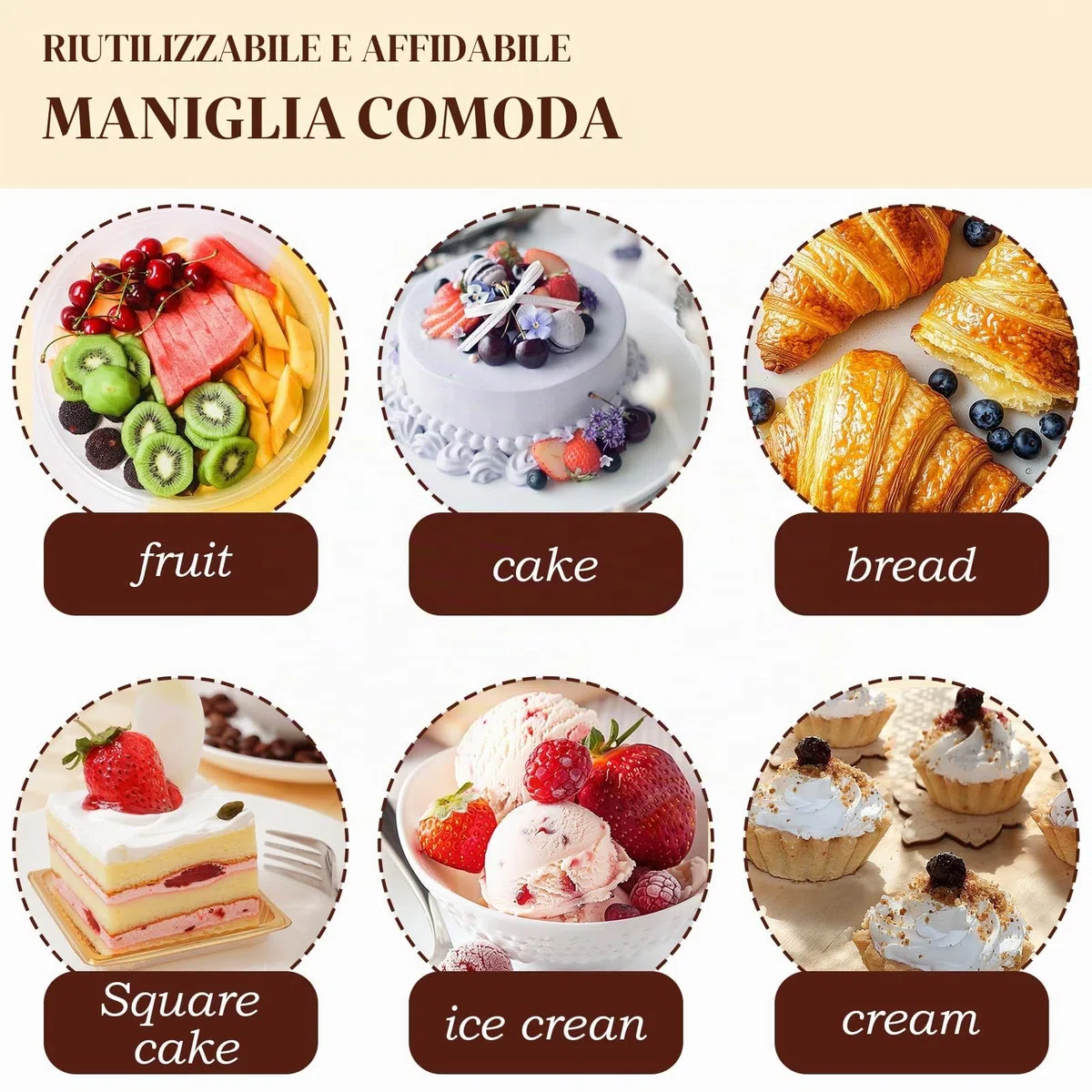 Copertura per torta in vetro da 27,9 cm, per alzata per torte, trasparente con coperchio a cupola in vetro per esposizione e protezione, adatta per cucina, compleanni e matrimoni