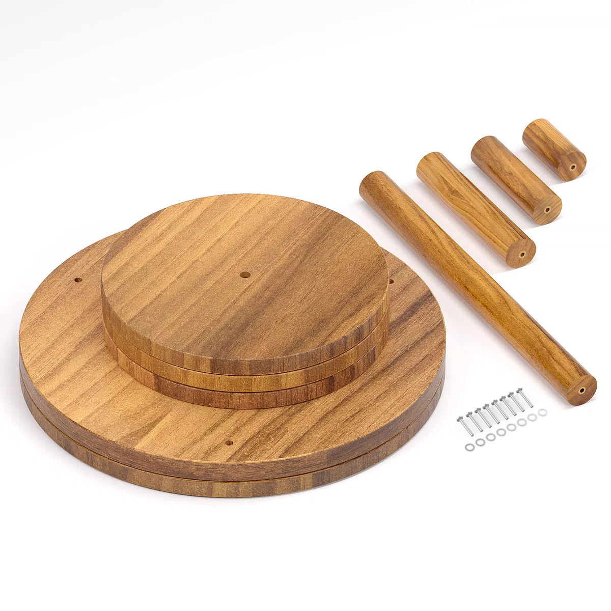 HURZMORO Alzata a 4 piani per 50 cupcake, supporto per dessert, torte, ciambelle, frutta e salatini per Natale, matrimonio, compleanno
