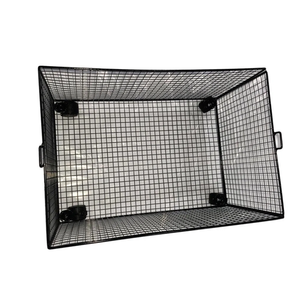 F Fityle Carrello portaoggetti sotto la scrivania, Carrello Portadocumenti in Rete con Ruote, Organizer Portatile per sospese, Giocattoli per la casa, Nero, S