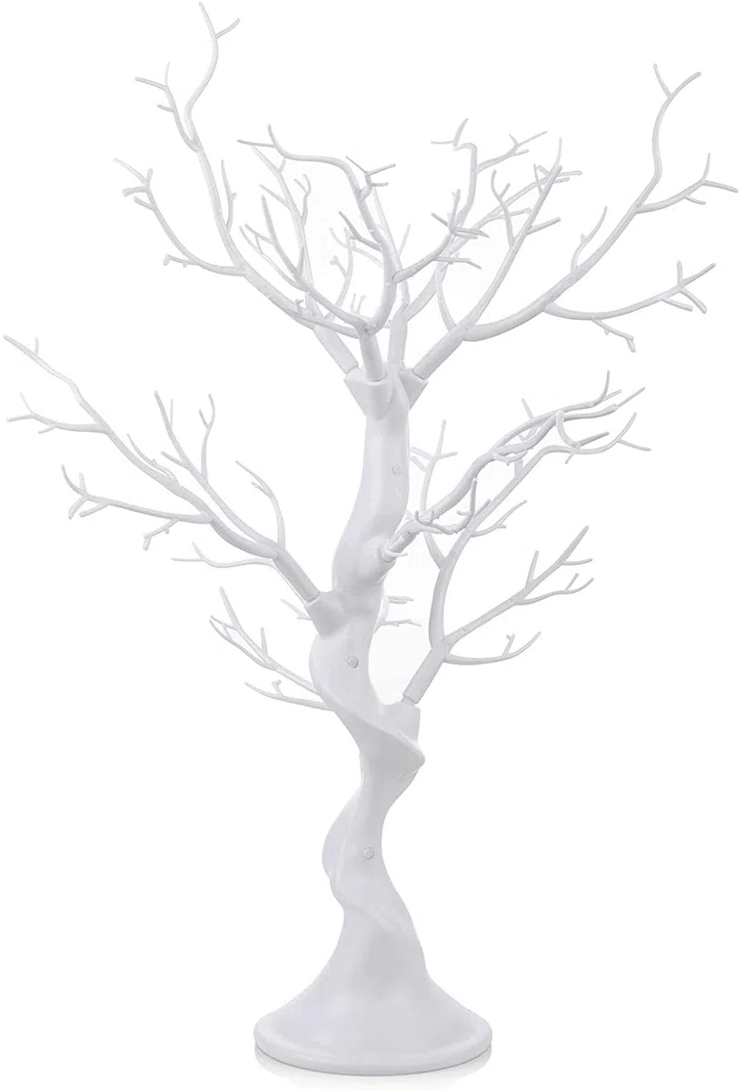Sziqiqi Bianco Albero Di Pasqua Grande: 58cm Albero Pasquale Per Tavolo Da Ricevimento Di Nozze - Bianco Ramo Decorativo Legno Di Pasqua Per Matrimonio Nozze Natale
