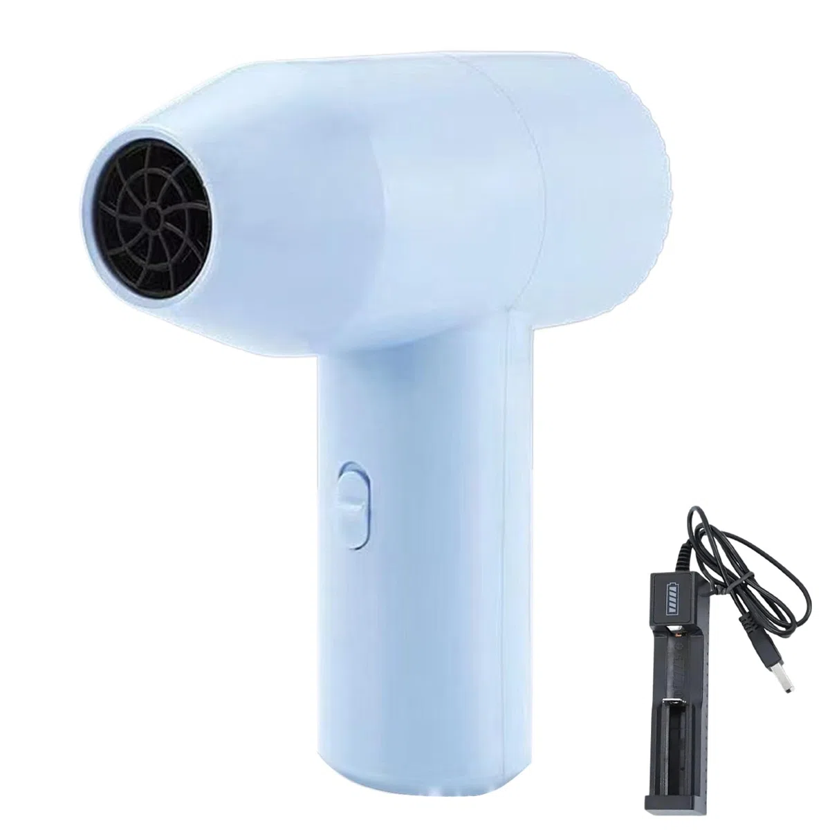Mini soffiatore di calore - ventilatore artigianale a base di batteria, macchina ad aria calda silenziosa | Assistente di asciugatura portatile per progetti fai da te con design silenzioso,