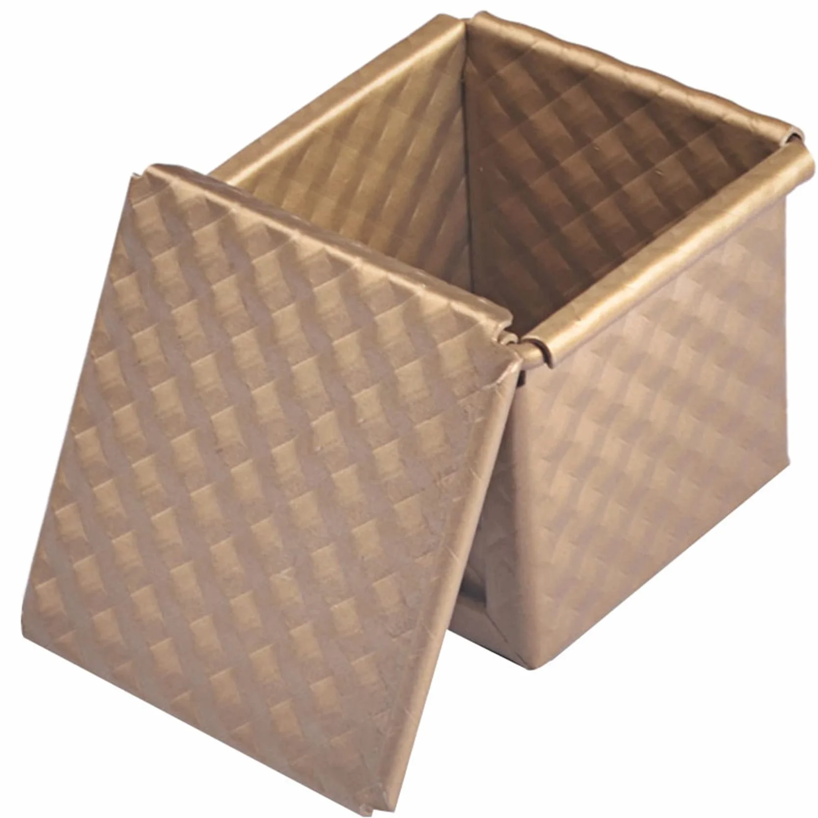 6 x Stampo per pane quadrato con coperchio toast Stampo per pane Pullman