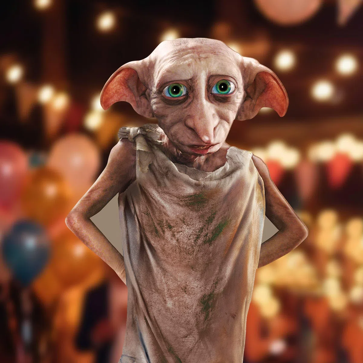 Star Cutouts Sagoma in cartone a grandezza naturale di Dobby SC1483, ideale per fan di Harry Potter, feste, collezionisti ed eventi. Altezza 98 cm