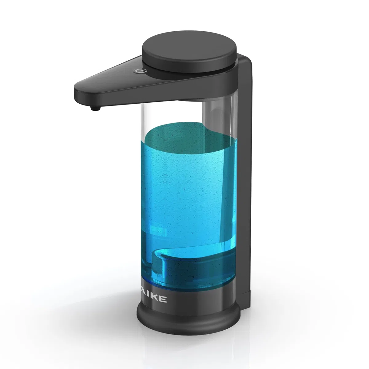 AIKE 500ml Dispenser di Sapone Automatico Ricaricabile, Dispenser di Sapone Liquido per Cucina con Ricarica USB Parete o da Tavolo con Uscita Regolabile