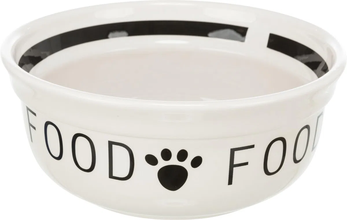 Trixie Eat on Feet, set di due ciotole in ceramica per cani, 1,6 litri, multicolore