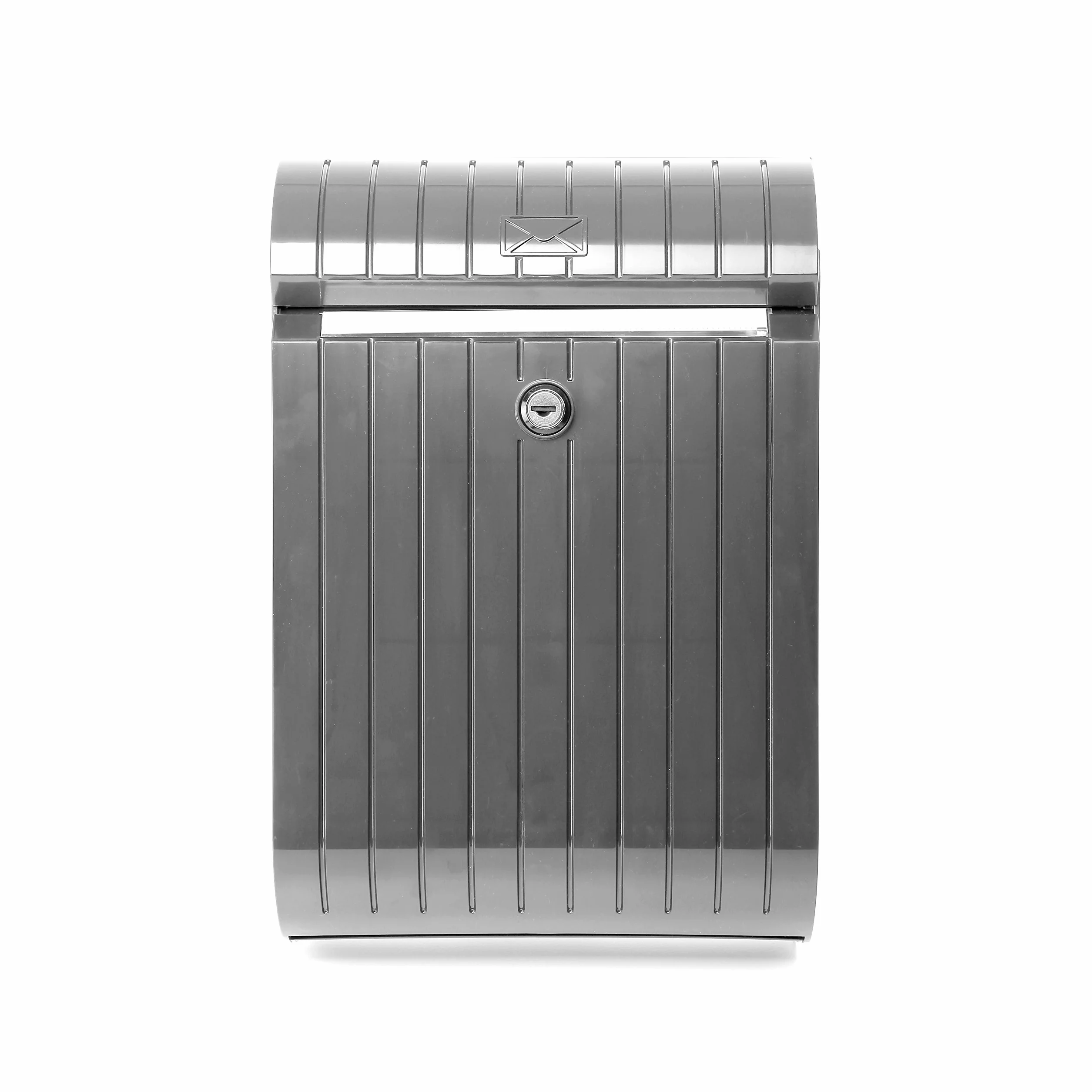 Tatay 0044009 - Cassetta della posta, colore grigio metallizzato