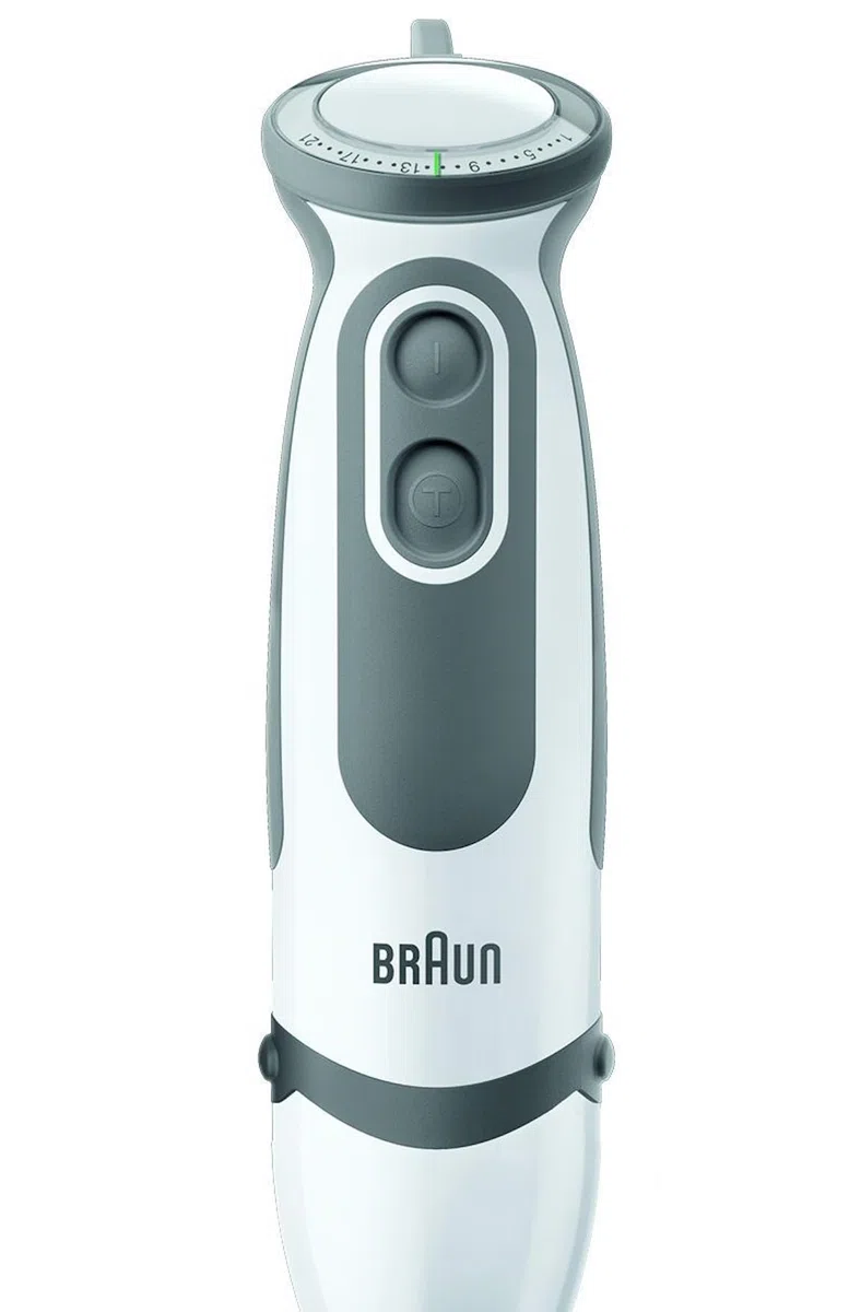Corpo Motore Per Braun Multiquick e Minipimer Mr 6500 Bianco egrigio