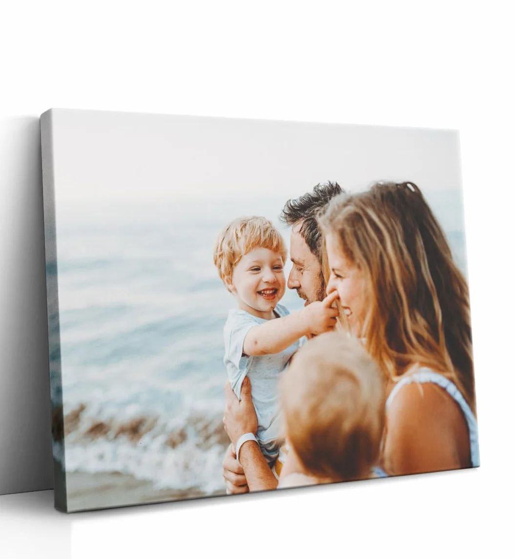 AKINDA Art Gallery - Quadro con tela personalizzata 50 x 70 cm - Idea Regalo San Valentino - Festa del Papà - Ottimo Regalo di Natale - Pensiero per Lui Anniversario - 100% Made in Italy