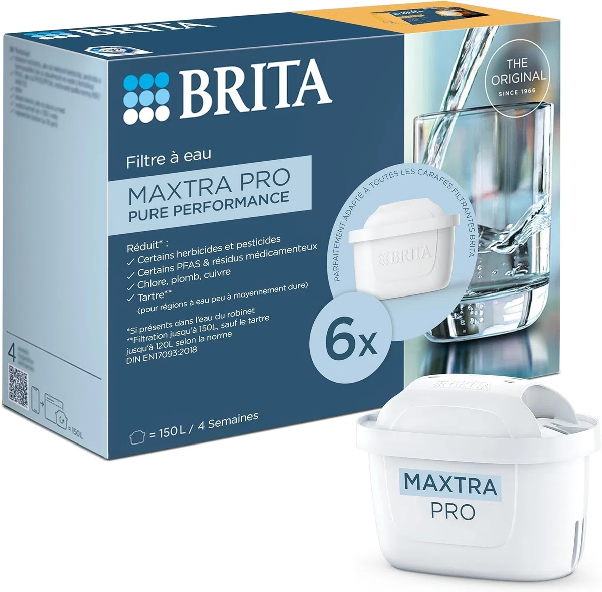 Pacchetto Brita Di 6 Cartucce AlL-1 Maxtra Pro