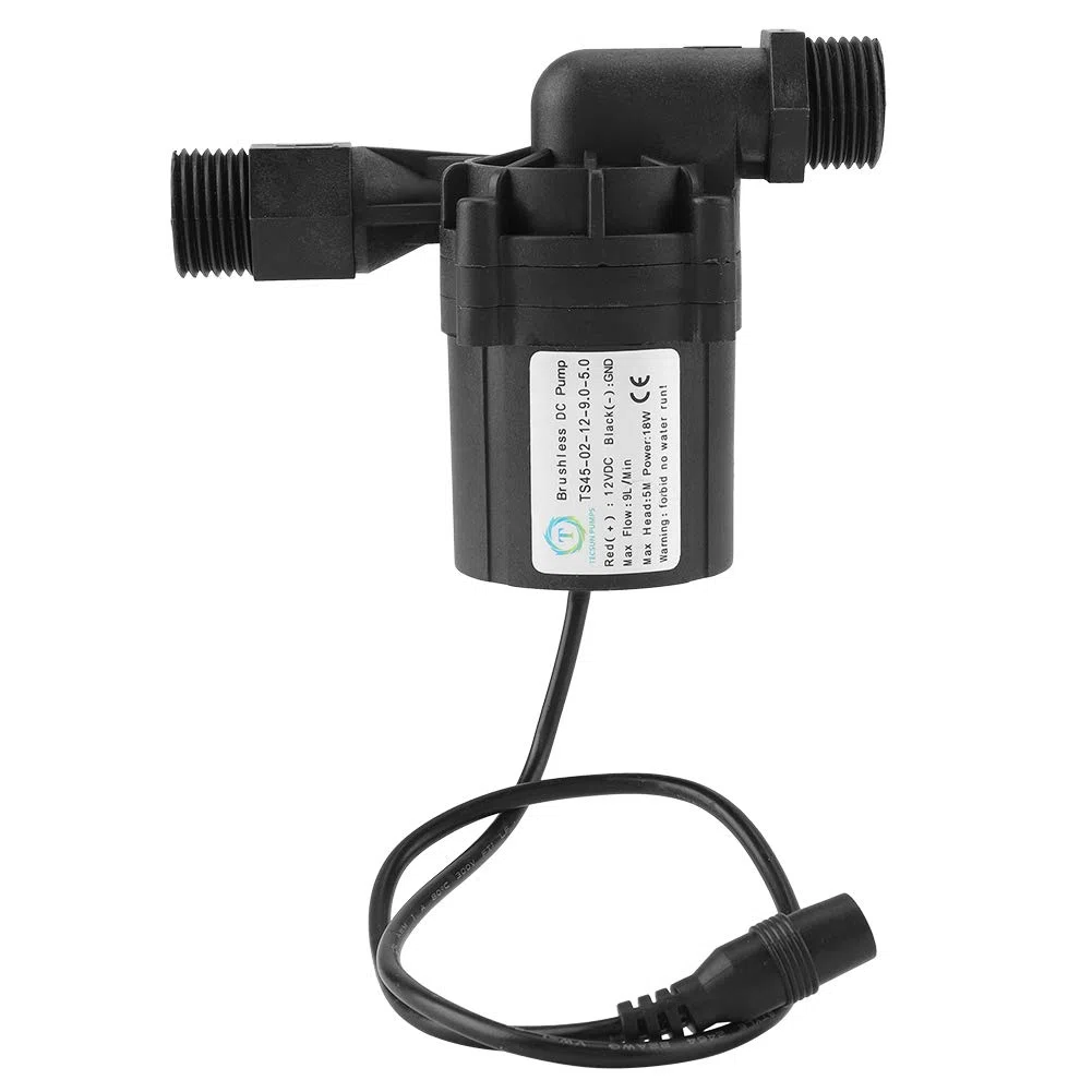 Zerodis Birra Pompa di Birra DC 12V 18W Homebrew Pump Circulation Pompe per Birra per Case(Without Connector)