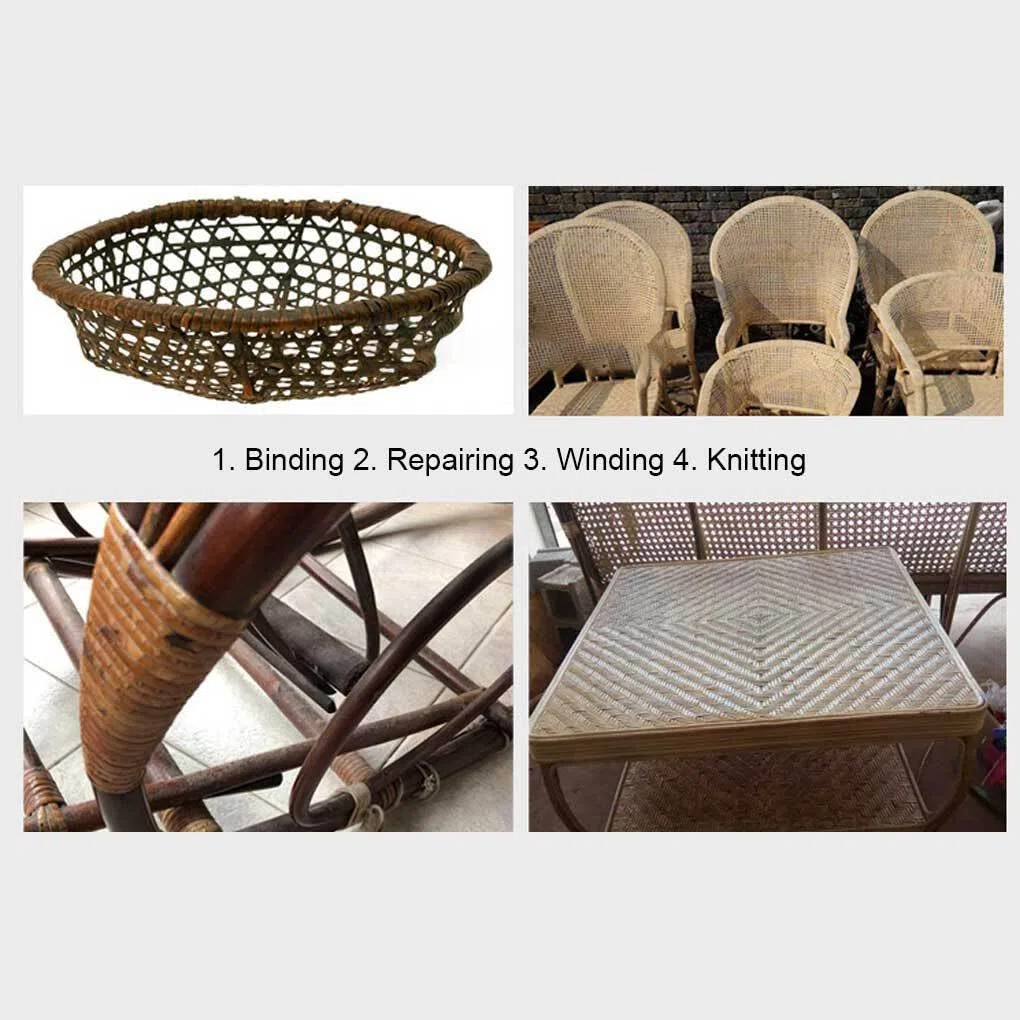1 set di fettucce in rattan naturale fai da te cesto per la riparazione di maglieria per la casa sedia a dondolo poltrona letto artigianato che fa nastro