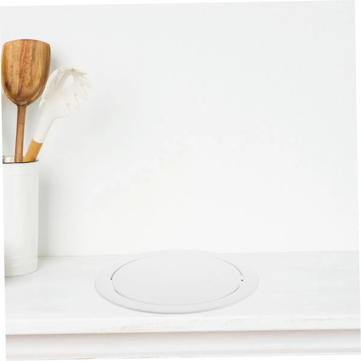 Coperchio Inossidabile della e Spazzatura Incasso per in a Bidone da Resistente Acciaio con Meccanismo Battente allo Sbiadimento di Design Elegante Piano Cucina Lavoro