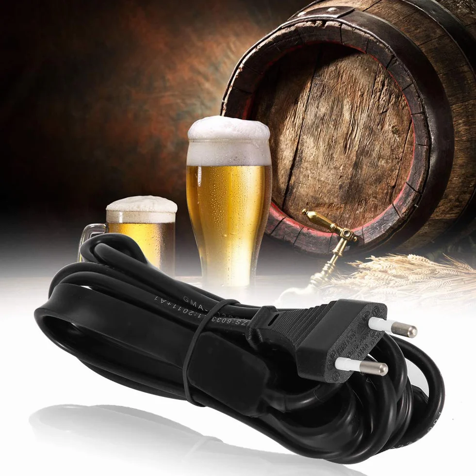 Cintura Riscaldante Per Fermentazione Per Birra Casalinga E Vino Fermentazione Watt Tappetino Riscaldante con Termometro Adesivo Per Birra Spina Europea 220V-250V