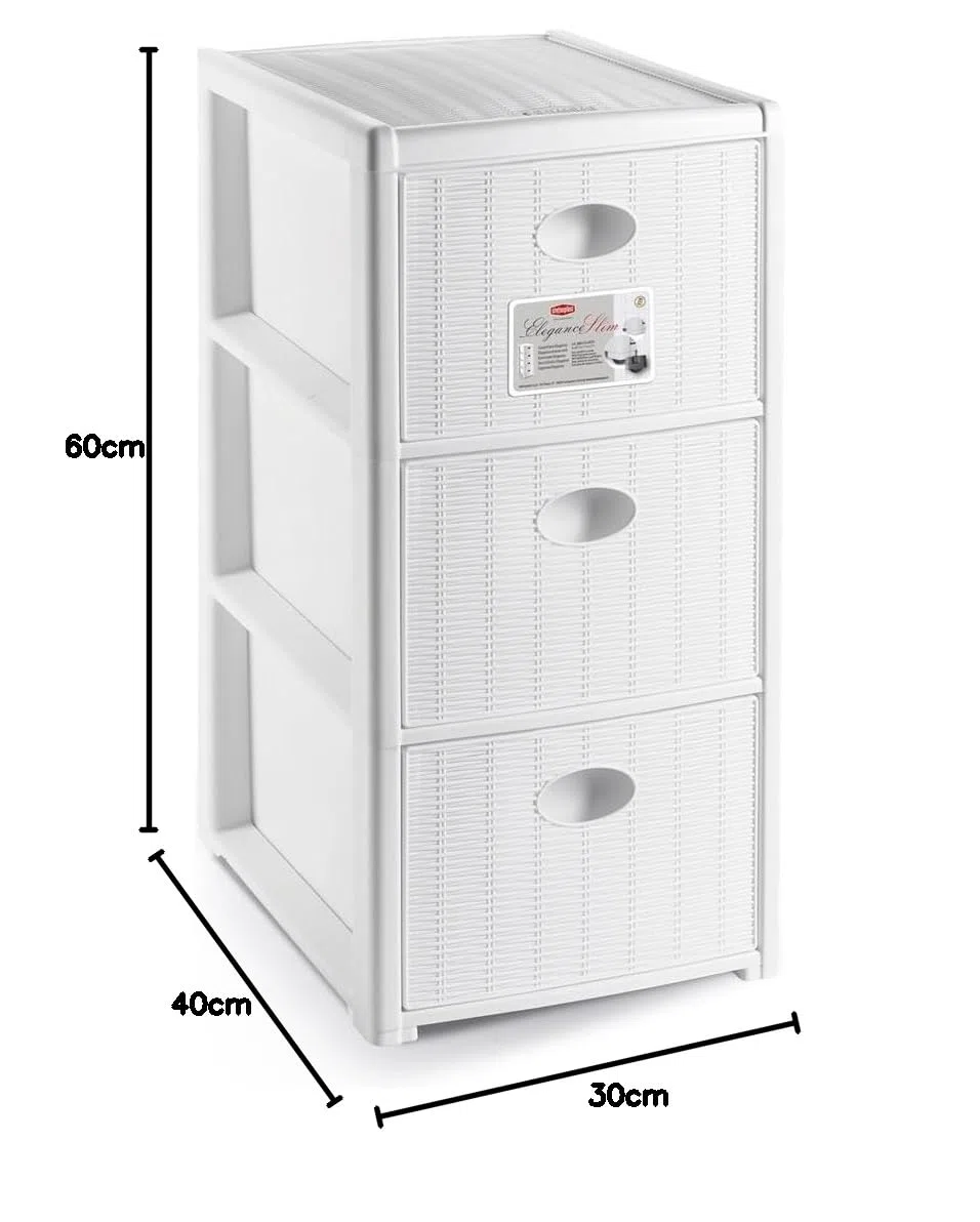 CASSETT.Elegance 3 CASS.Slim Bianc CM30X40XH.60