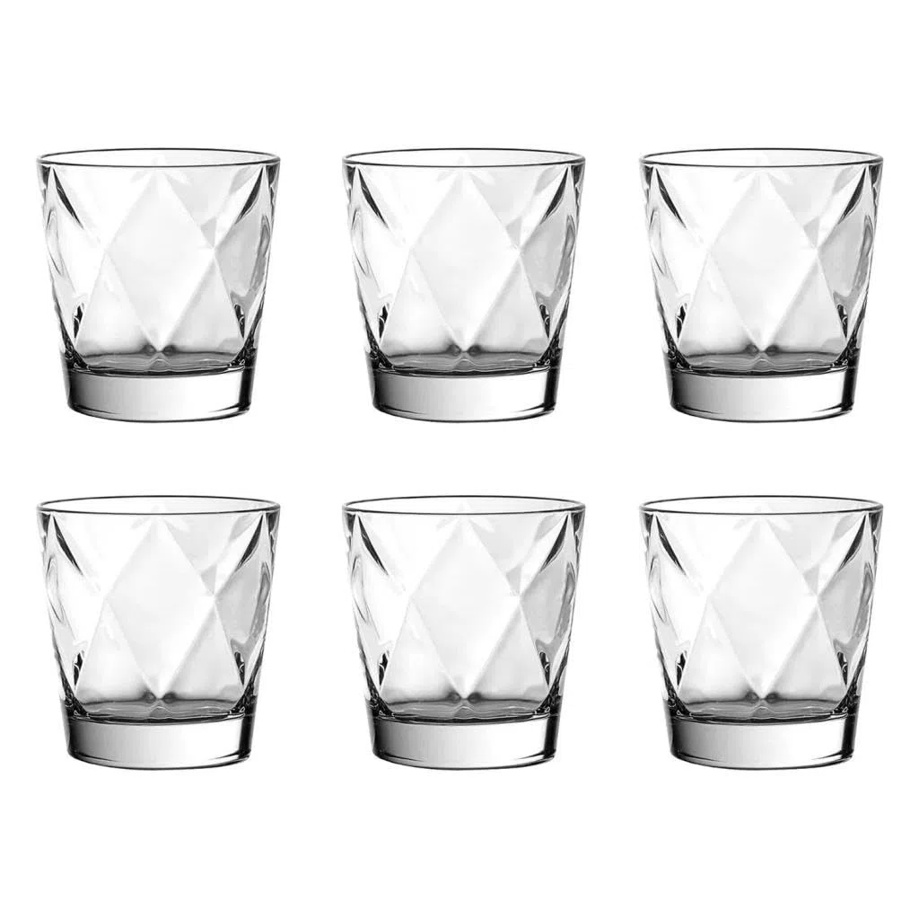 Vidivi Vetri delle Venezie Set 6 bicchieri 370 ml, in vetro trasparente (Concerto, Acqua)
