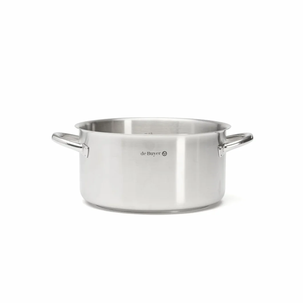De Buyer Casseruola senza coperchio Prim'Appety, diametro cm 24, 3505.24