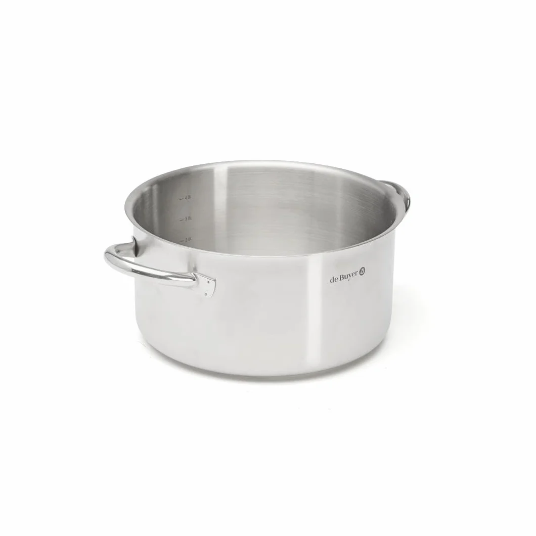 De Buyer Casseruola senza coperchio Prim'Appety, diametro cm 24, 3505.24