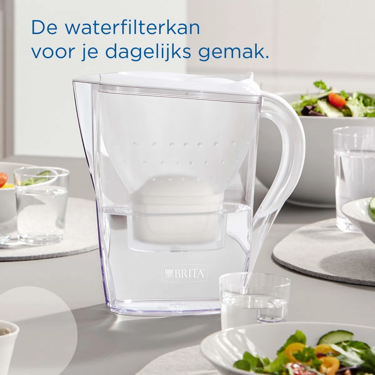 BRITA Marella Cool Water Filter Jug 2,4L + Maxtra Pro All-in-1 Waterfilter