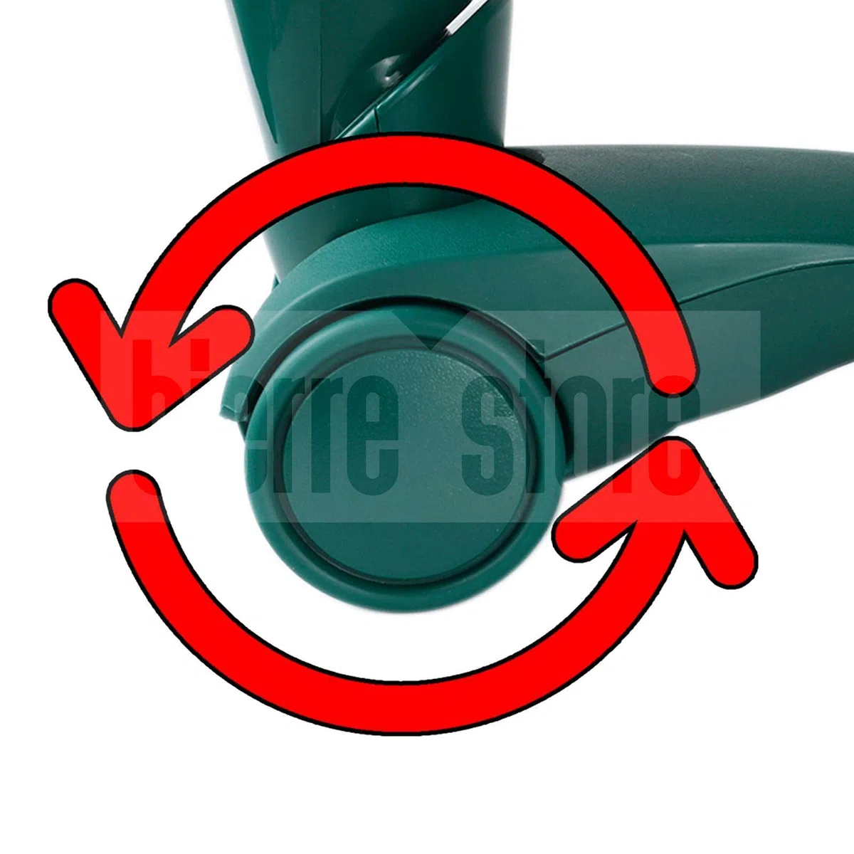 SPAZZOLA CORPO GIREVOLE CON RUOTE HD20 VK 120 121 122 COMPATIBILE
